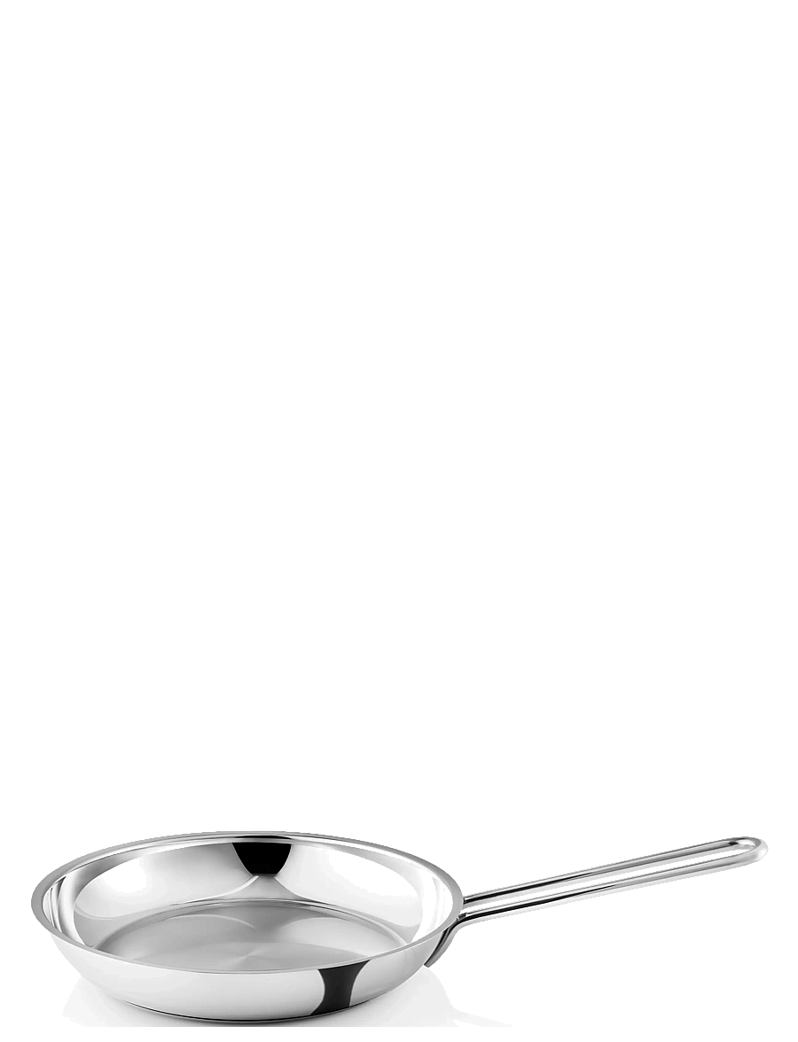 Eva Trio - Stainless Steel Frying Pan 24 cm steel base - praepannid ja pannid - polished steel - 1