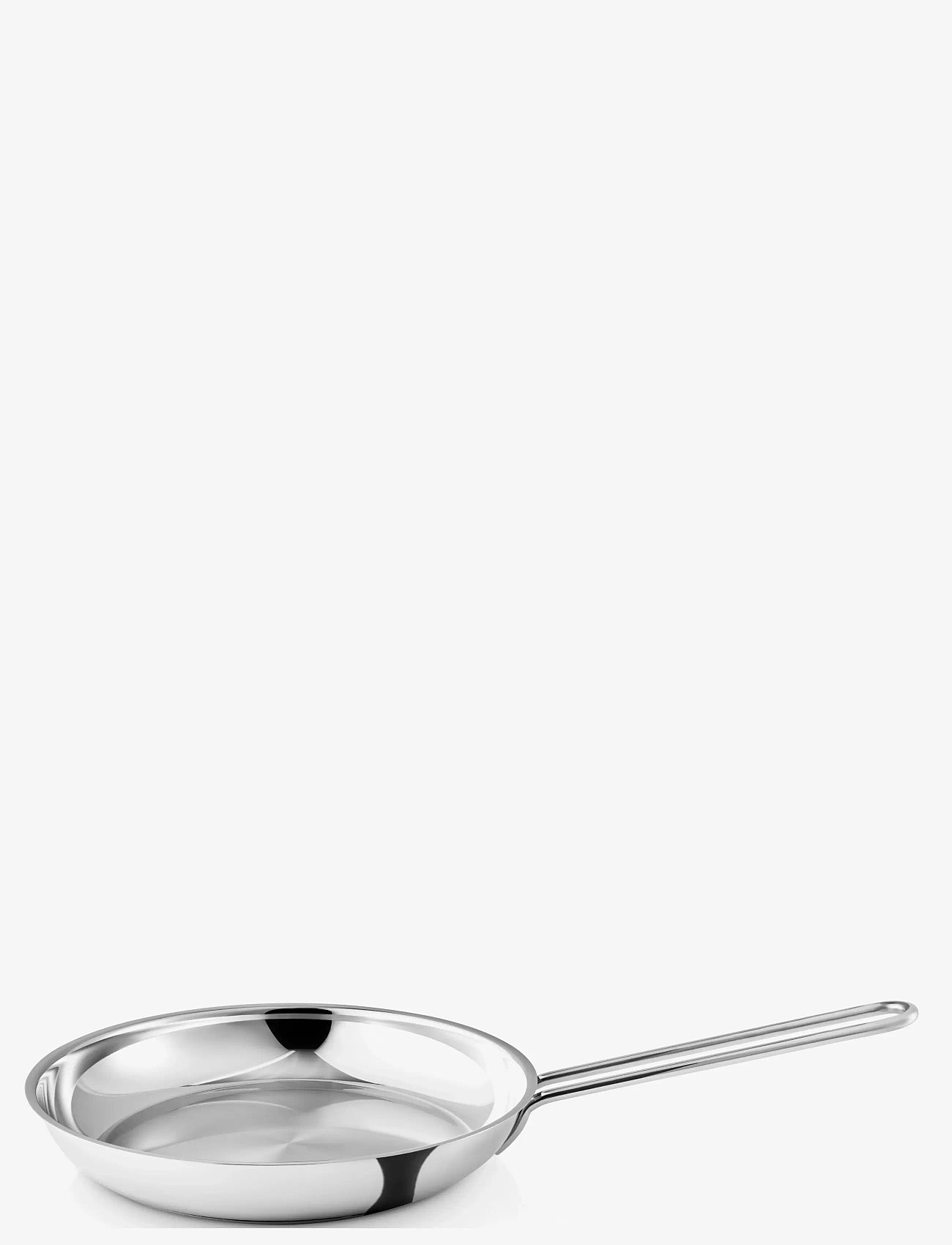 Eva Trio - Stainless Steel Frying Pan 28 cm steel base - stekpannor - polished steel - 0