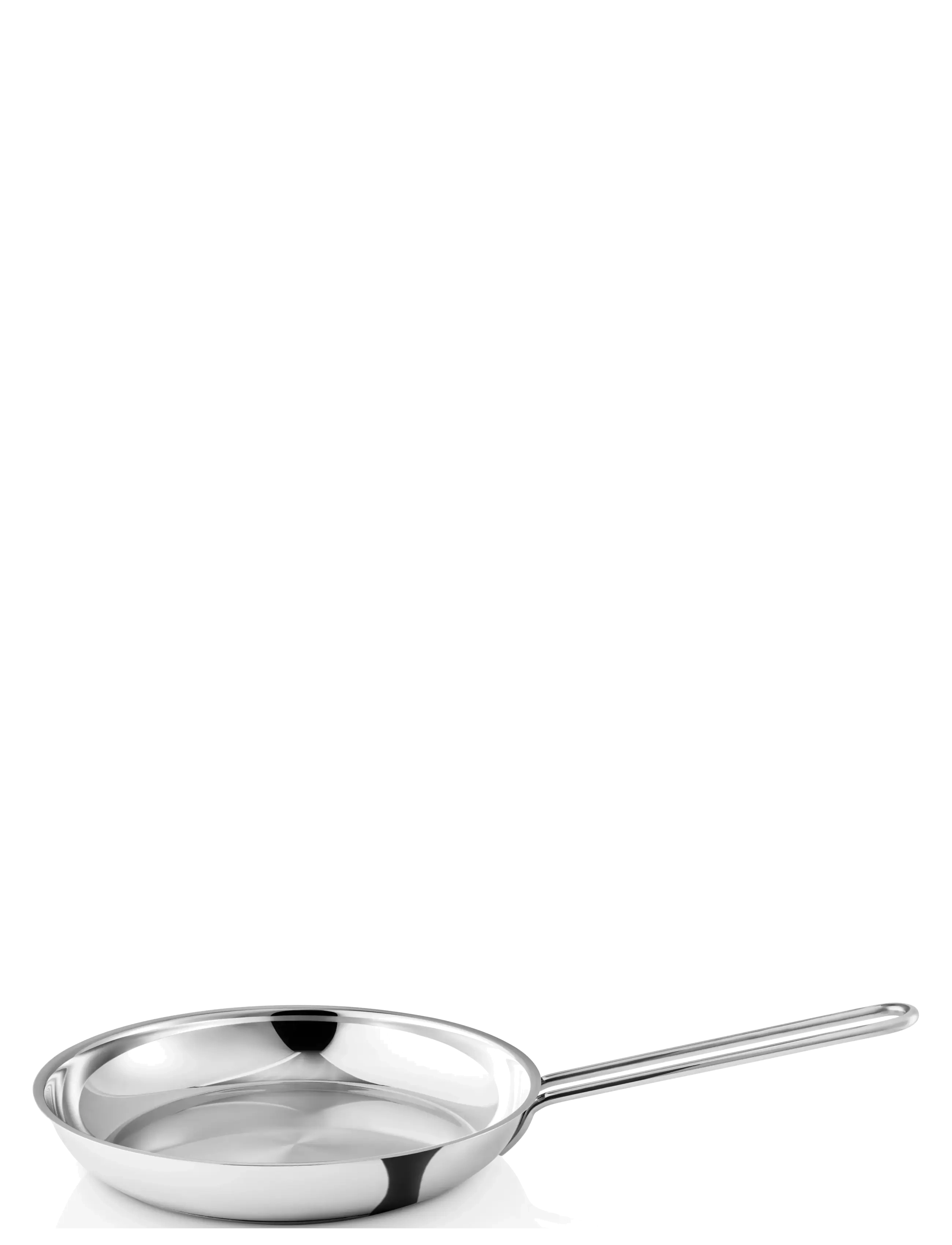 Eva Trio Stainless Steel Frying Pan 20 cm steel base - Küche - POLISHED STEEL / silver