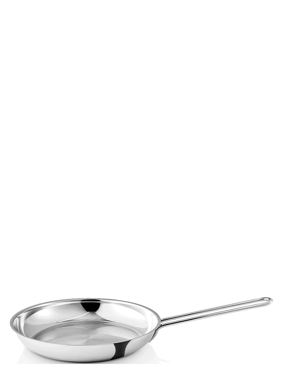 Eva Trio - Stainless Steel Frying Pan 28 cm steel base - praepannid ja pannid - polished steel - 1