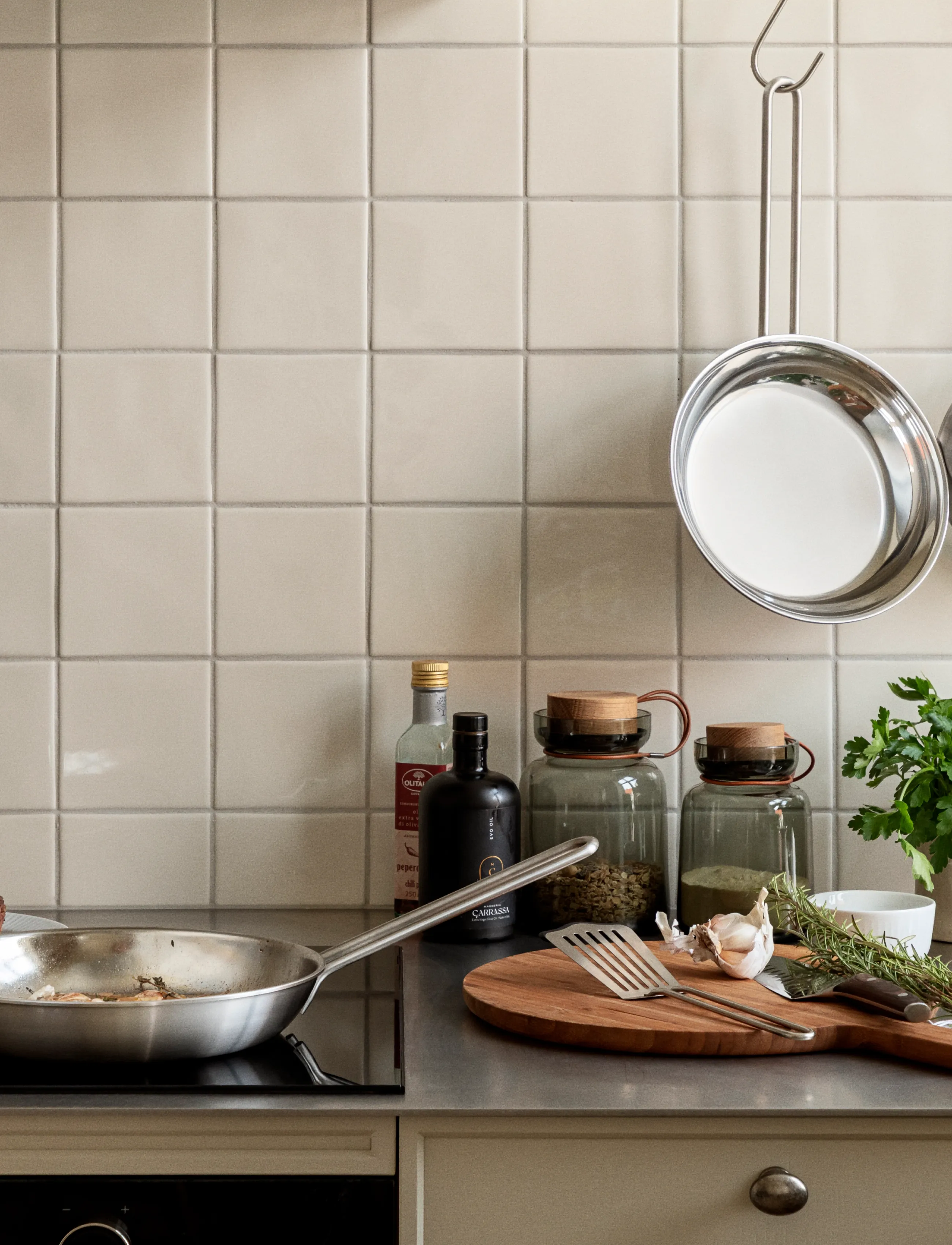 Eva Trio - Multi 5-ply Frying Pan 20 cm steel base - bratpfannen - brushed steel - 5