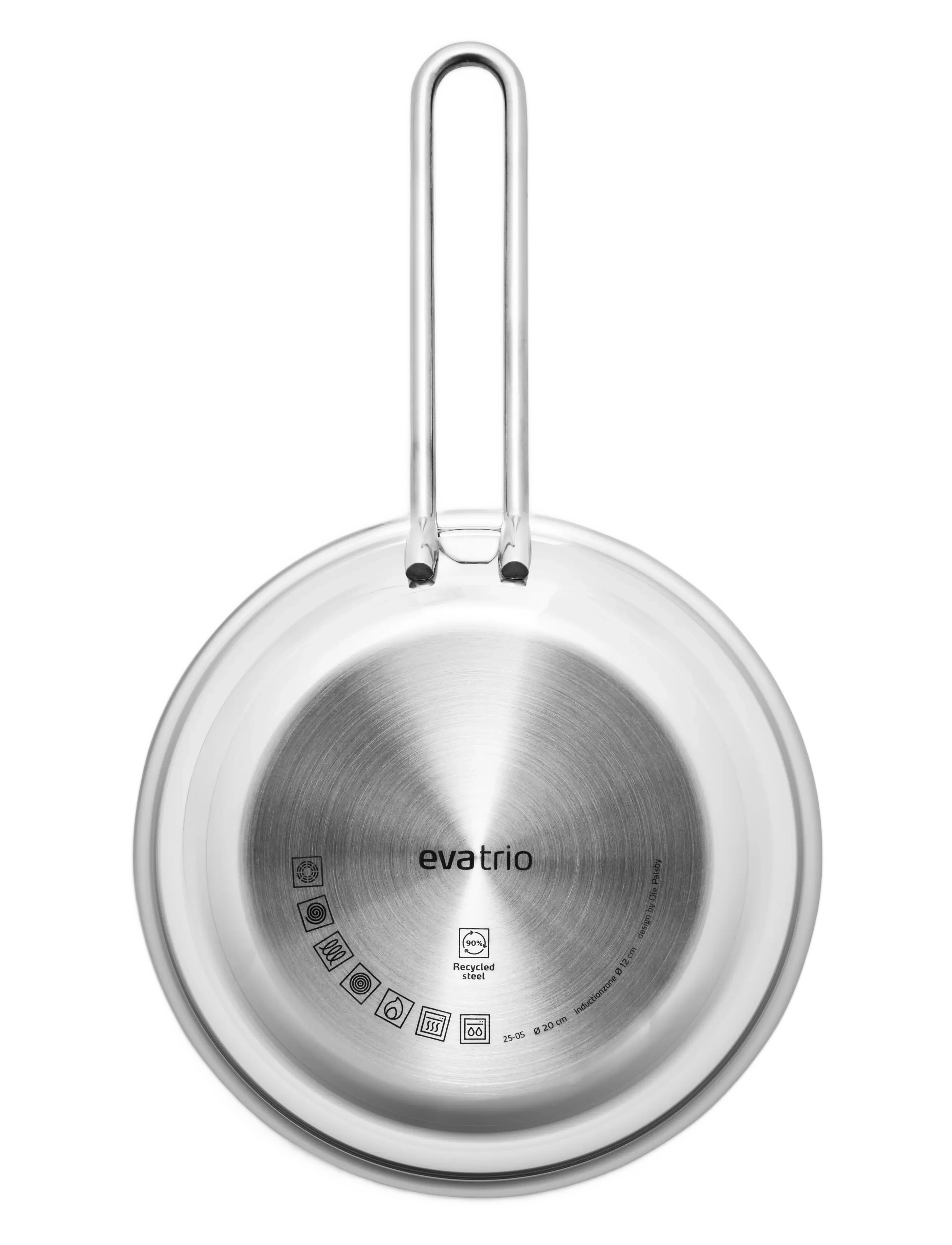 Eva Trio - Multi 5-ply Frying Pan 20 cm steel base - bratpfannen - brushed steel - 4