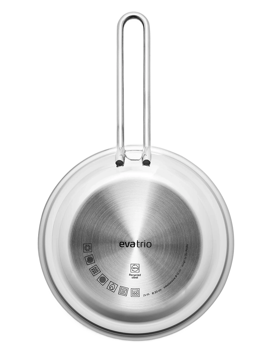 Eva Trio - Multi 5-ply Frying Pan 20 cm steel base - bratpfannen - brushed steel - 4