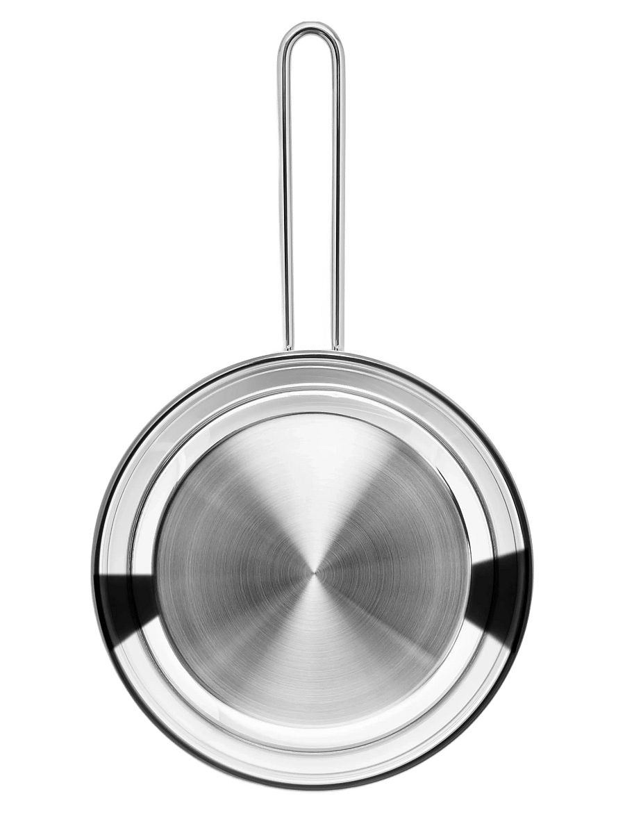 Eva Trio - Multi 5-ply Frying Pan 24 cm steel base - bratpfannen - brushed steel - 4