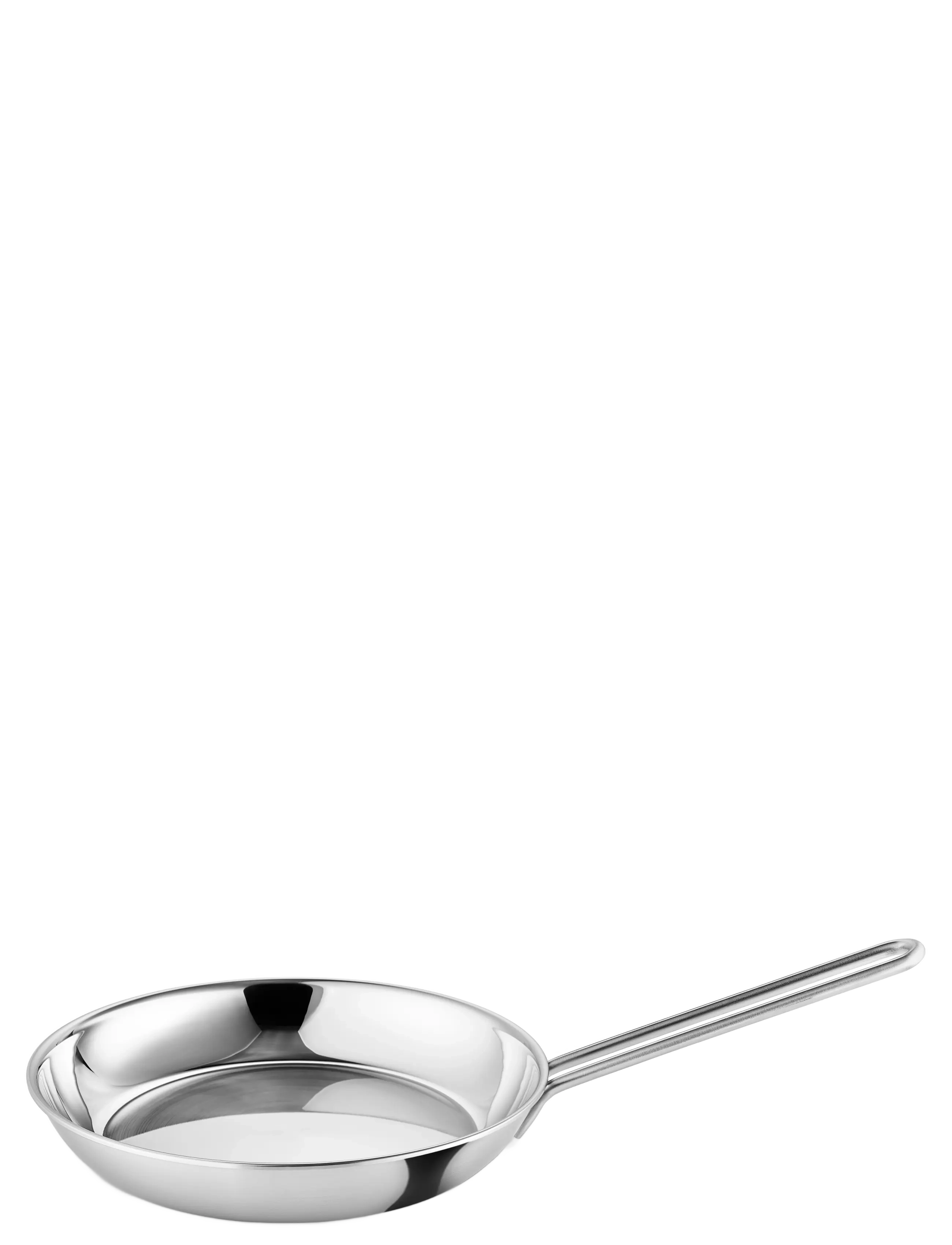 Eva Trio Multi 5-ply Frying Pan 28 cm steel base - Küche - BRUSHED STEEL / silver