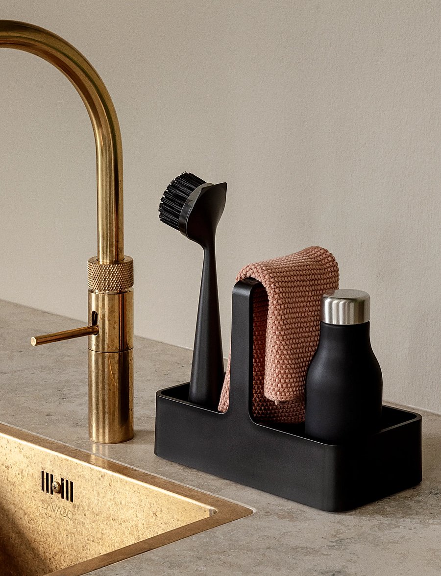 Eva Trio - Sink caddy Black - puhastamine - black - 0