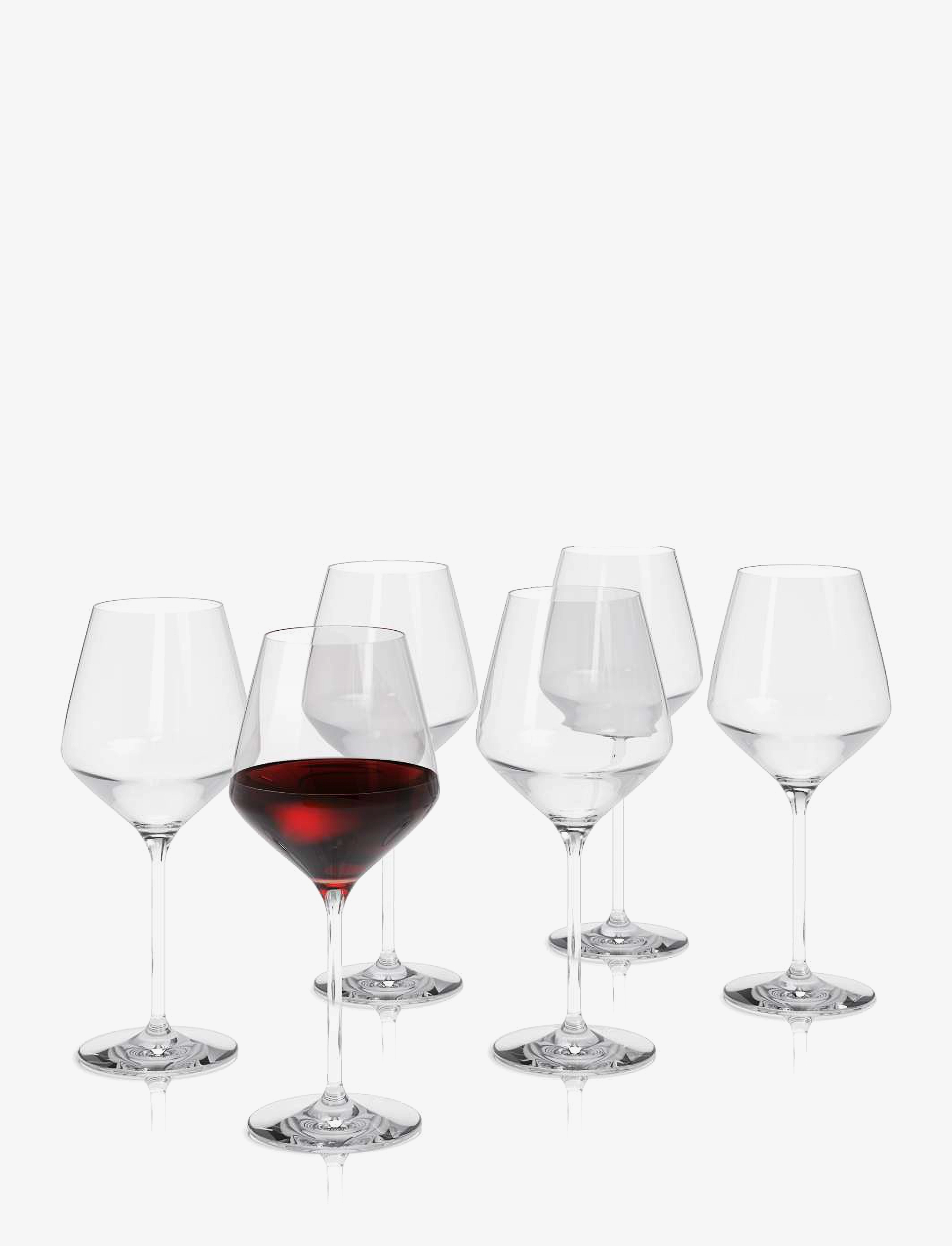 Eva Trio Legio Nova Rødvinsglas 6 Stk., Rød Vinglases, Nude, Str: 45 CL