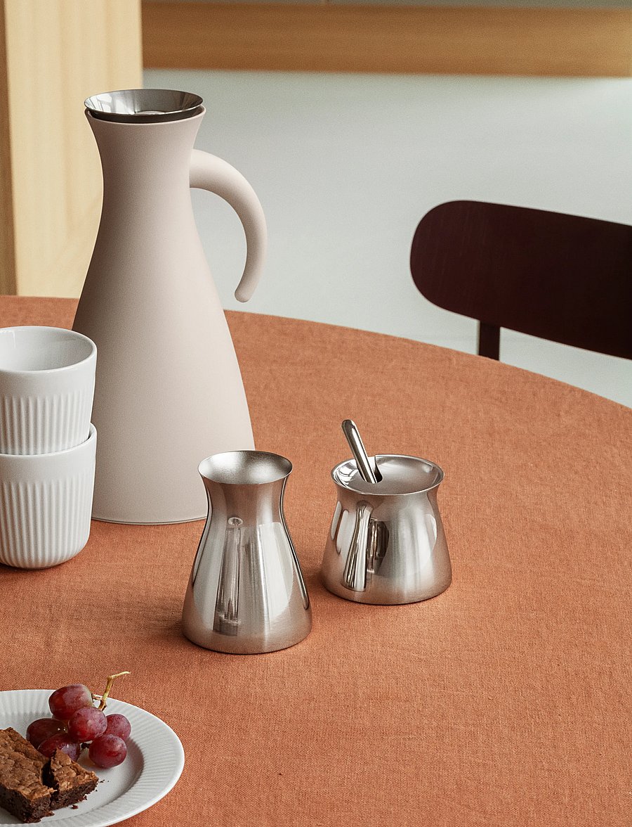 Eva Trio - Sugar bowl - polished steel - 4