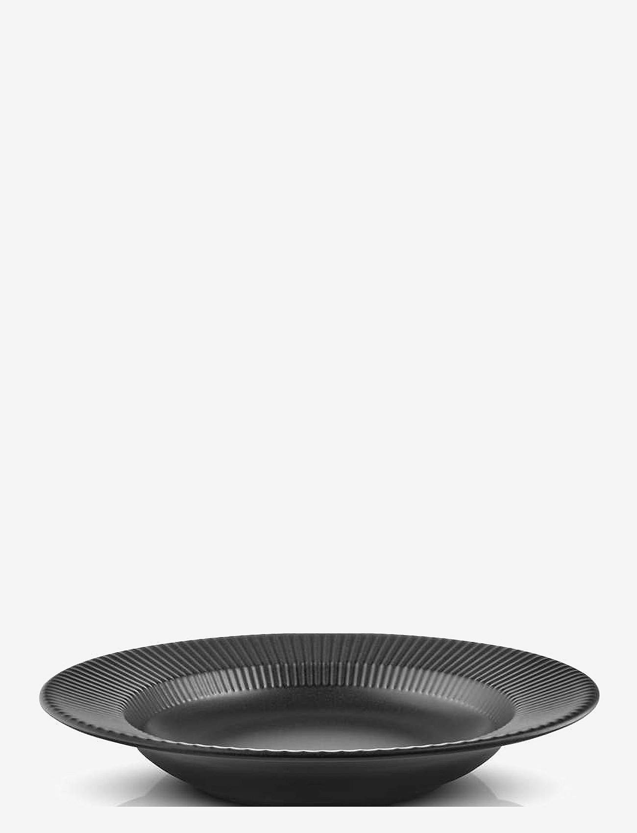 Eva Trio - Legio Nova Dyb tallerken 25 cm Black - black - 1