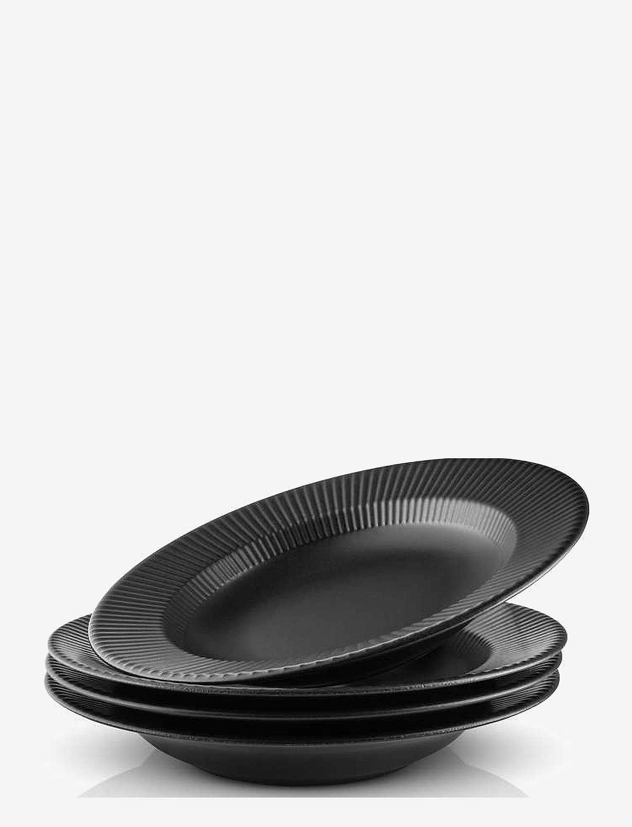 Eva Trio - Legio Nova Dyb tallerken 25 cm Black - black - 2