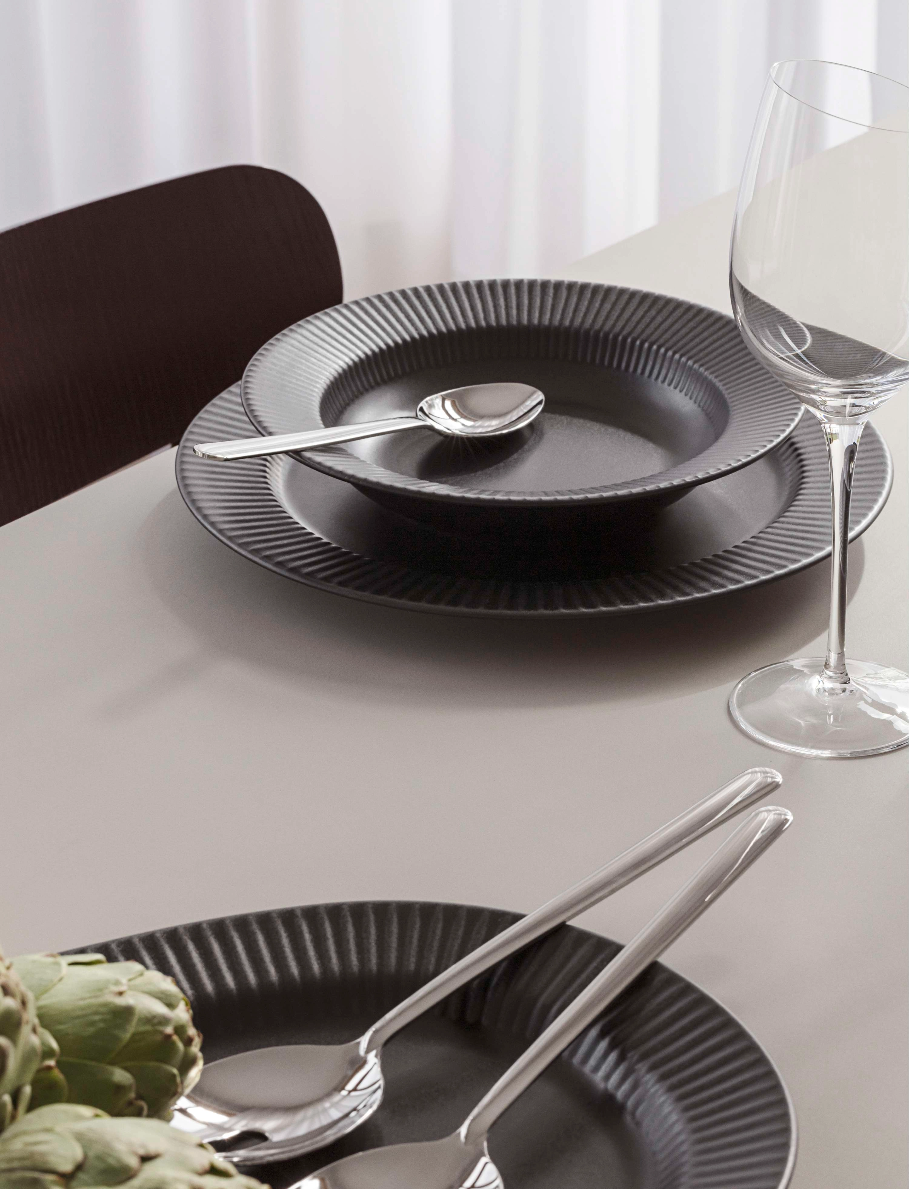 Eva Trio - Legio Nova Dinner plate 28 cm Black - black - 3