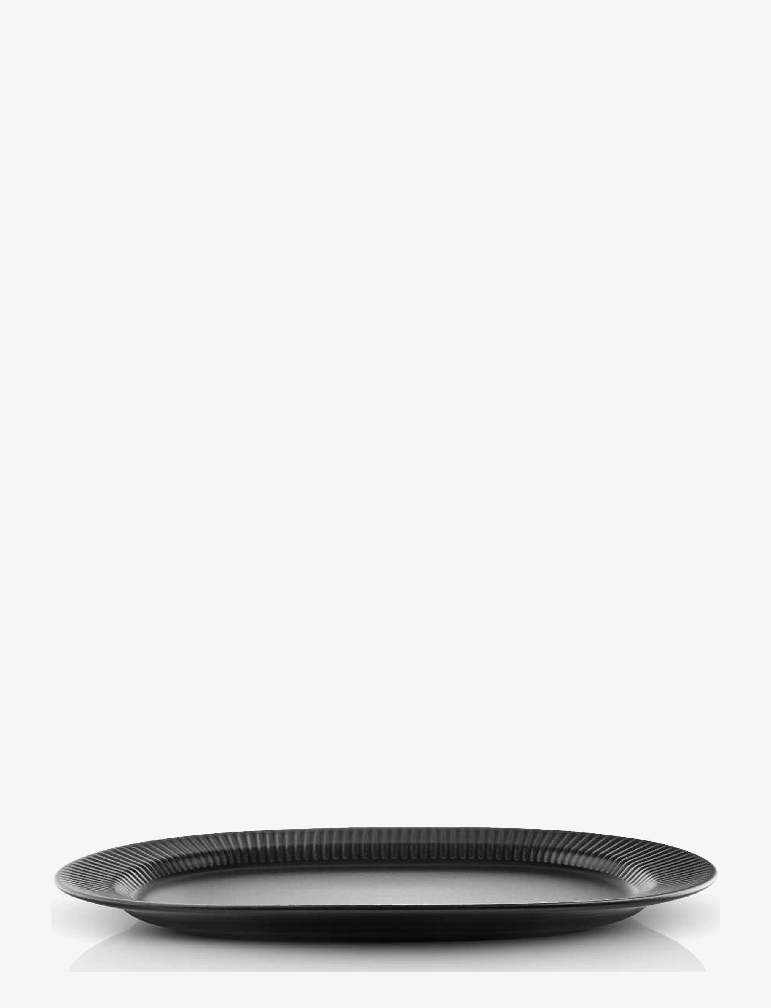 Eva Trio - Legio Nova Serveringsfat 37x25 cm Black - black - 1