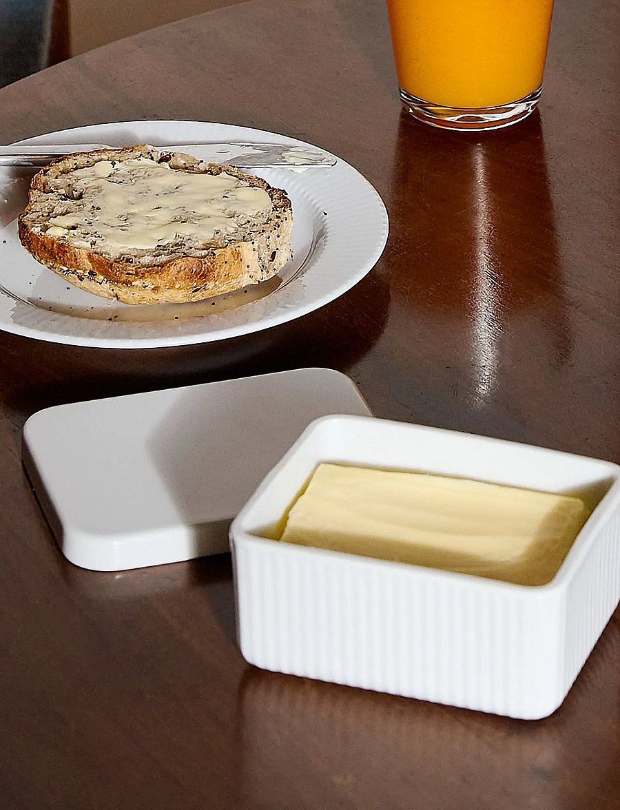 Eva Trio - Legio Nova Butter dish - võitoosid - white - 0