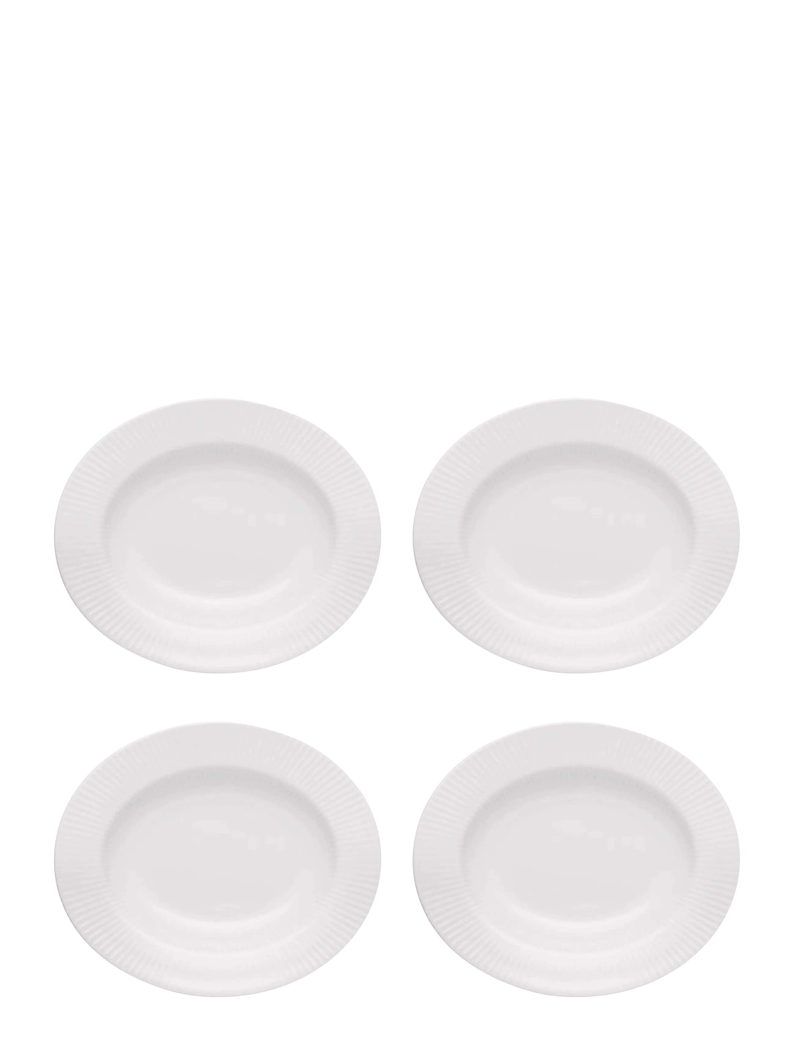 Eva Trio Legio Nova Assiet 21X17 Cm 4-Pack, Small Plade, Hvid, Str: Ø 21 CM