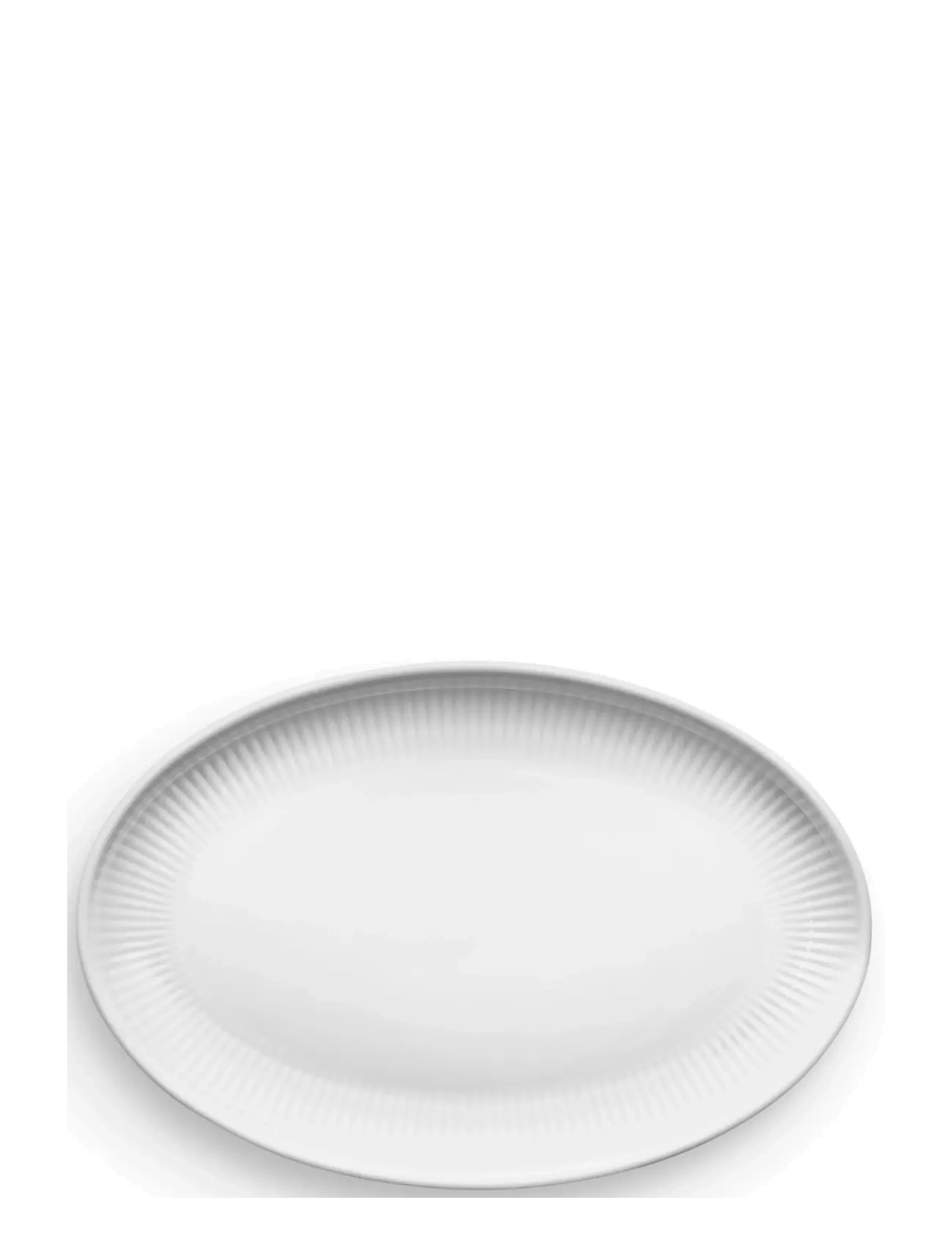 Eva Trio Legio Nova Oval coupe plate 24.5 cm - Eva Trio - WHITE / white