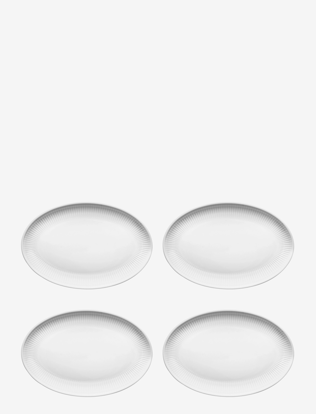 Eva Trio - Legio Nova Oval coupe plate 24.5 cm - middagstallerkner - white - 1