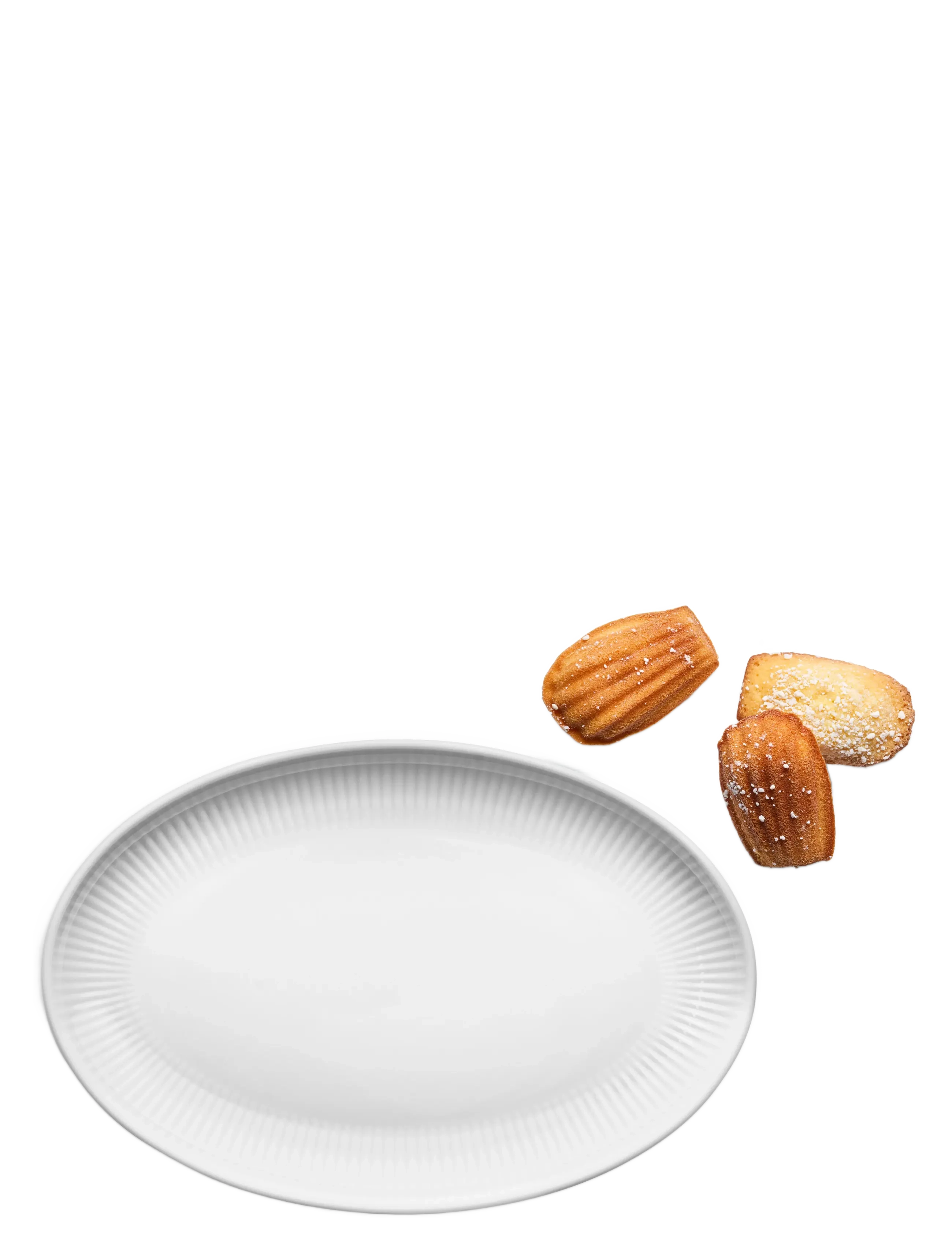 Eva Trio - Legio Nova Oval coupe plate 24.5 cm - praetaldrikud - white - 2