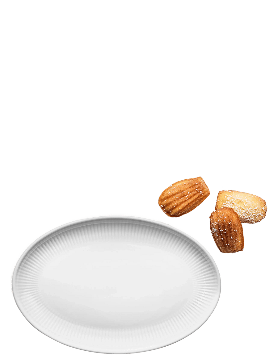 Eva Trio - Legio Nova Oval coupe plate 24.5 cm - praetaldrikud - white - 2