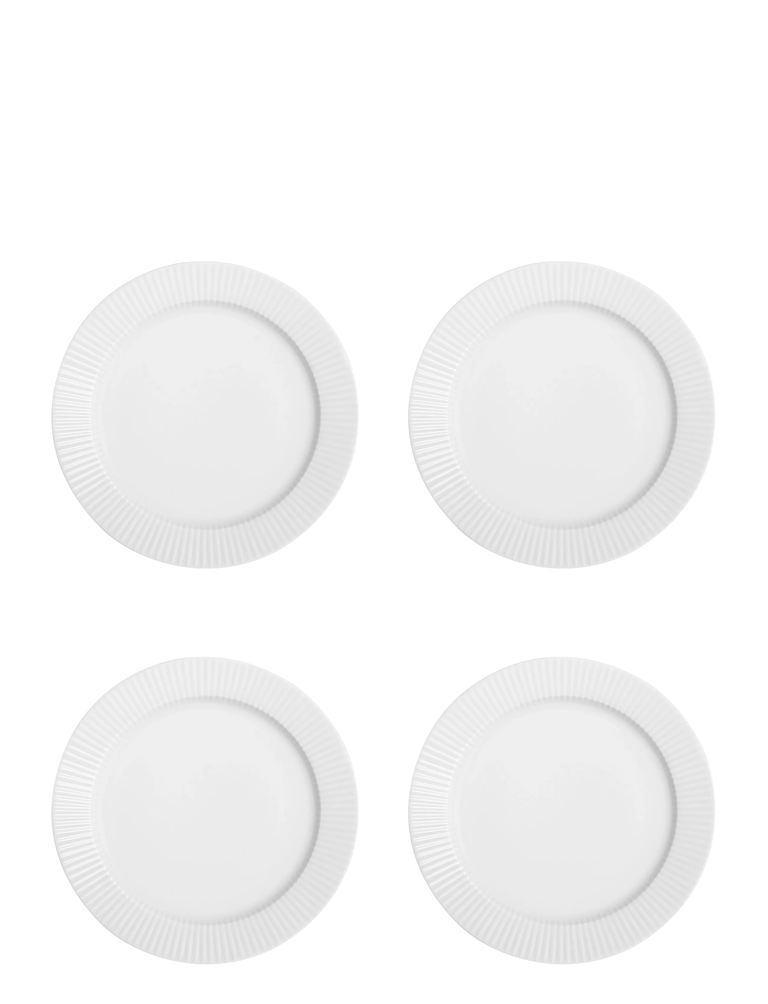 Eva Trio Legio Nova Dinner plate 28 cm 4-pack - Borddækning - WHITE / white
