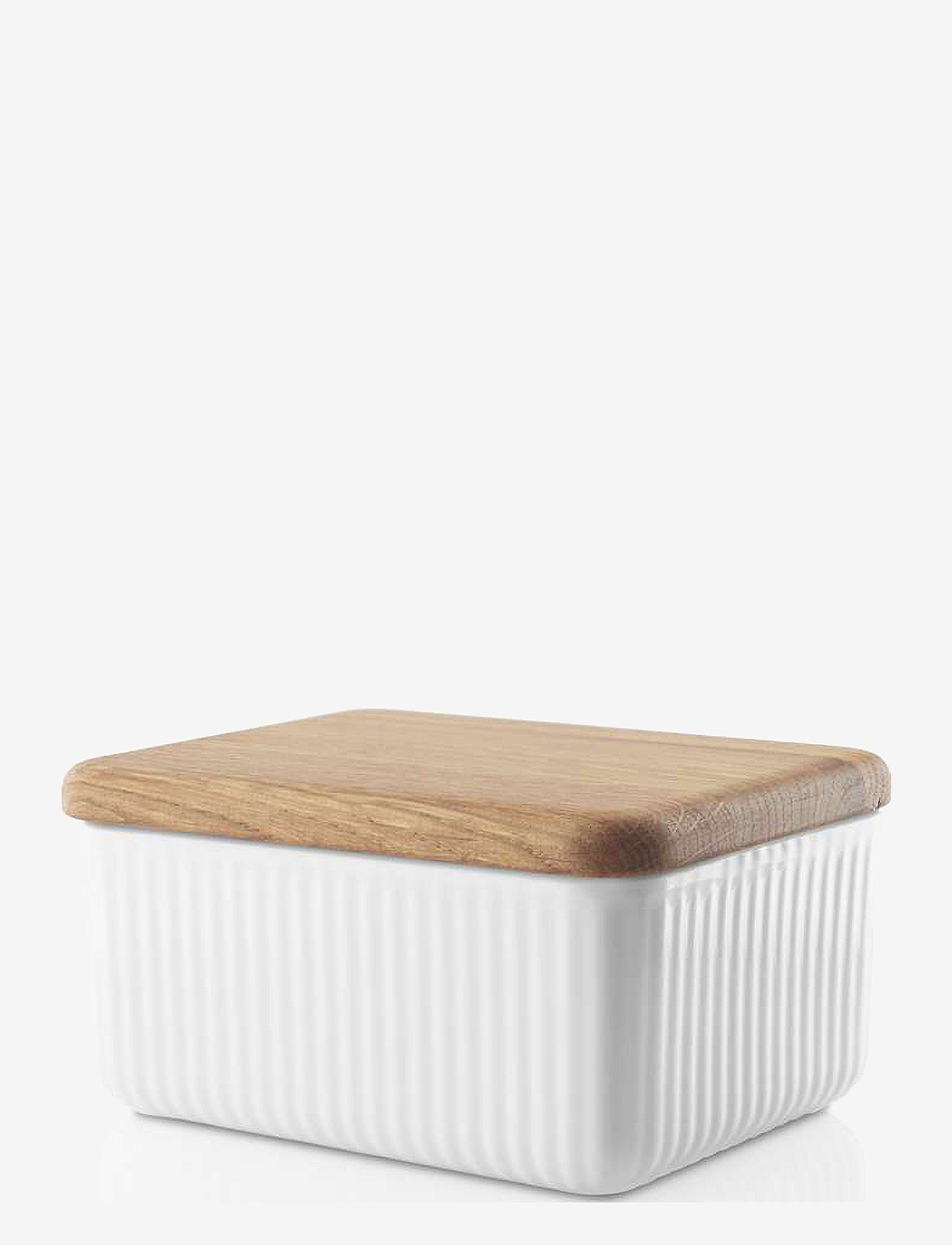 Eva Trio - Legio Nova Butter dish with oak lid - butter cups - white - 2