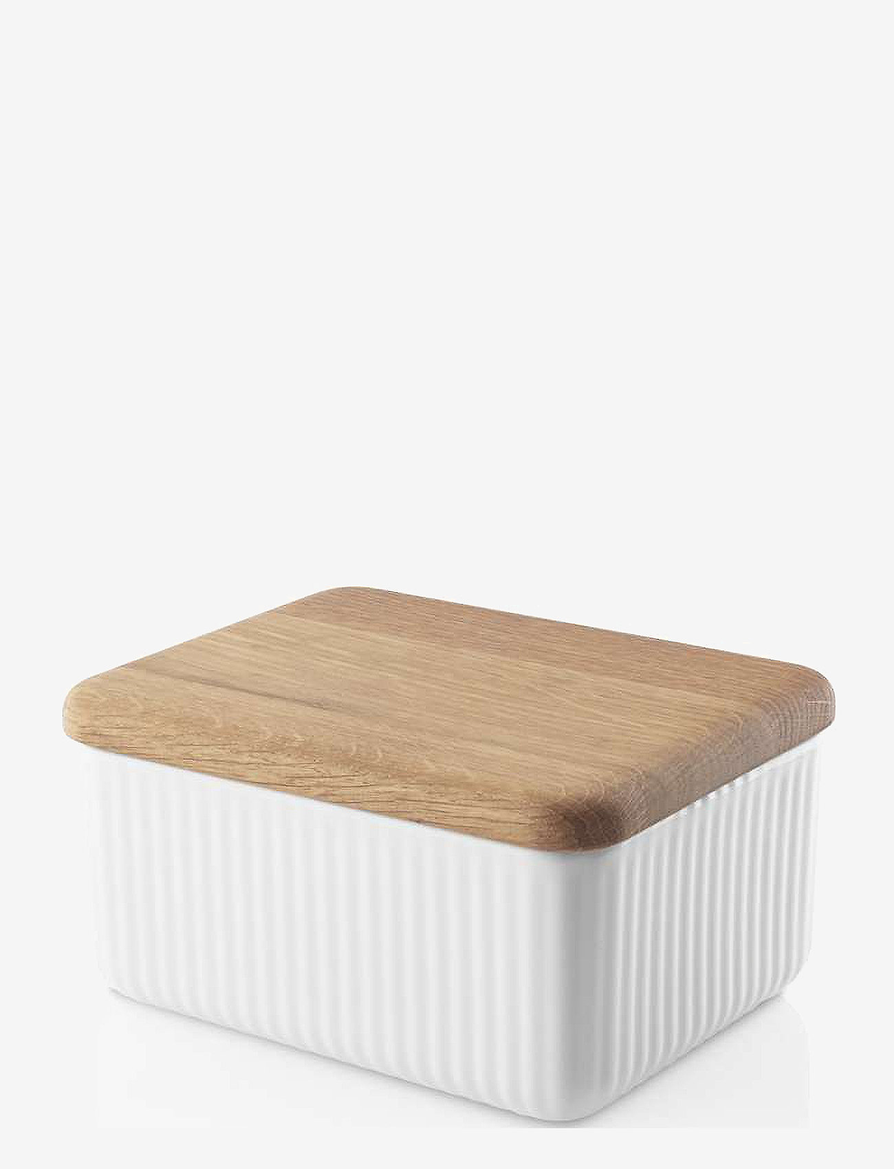 Eva Trio - Legio Nova Butter dish with oak lid - butter cups - white - 3