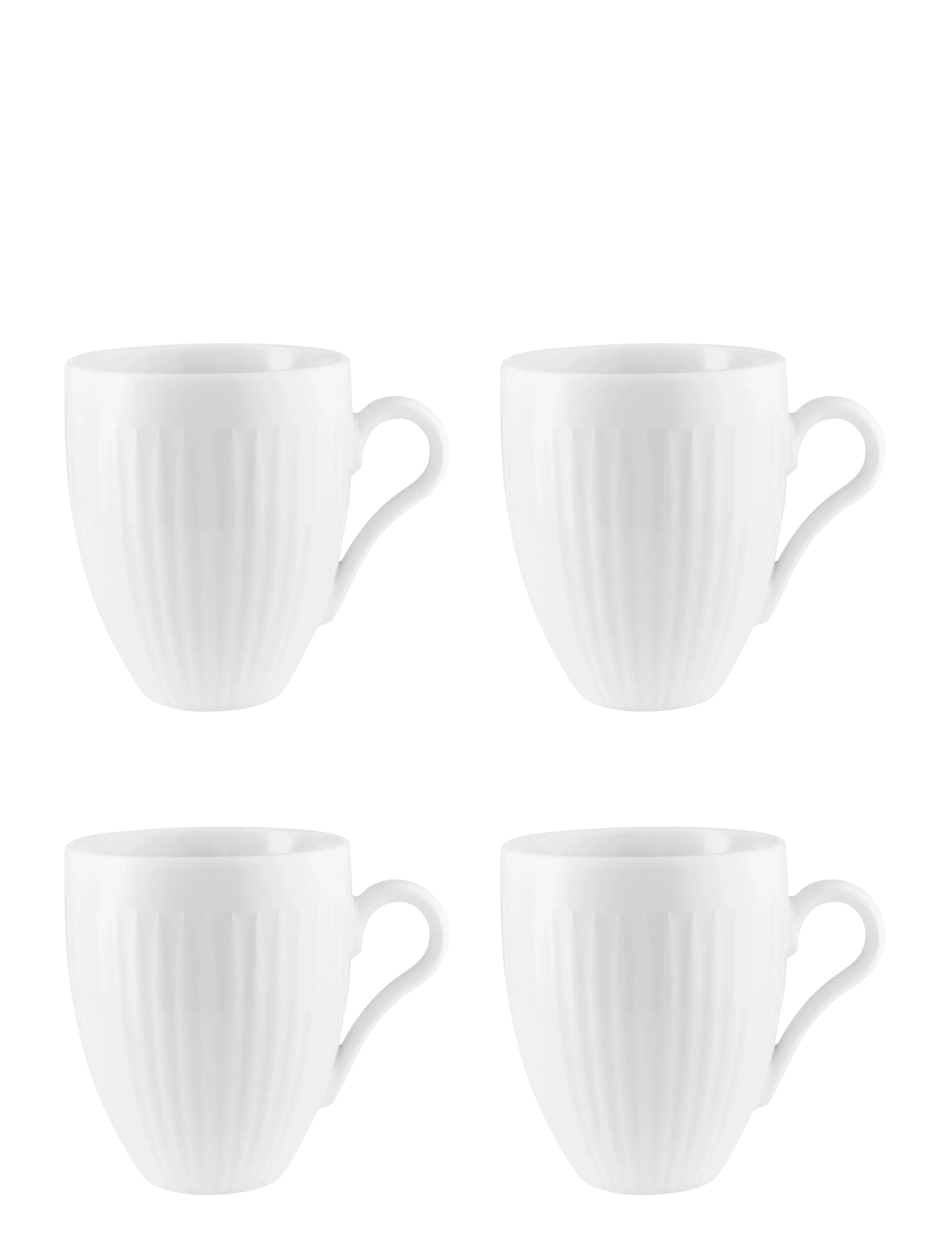 Eva Trio Legio Nova Cup 40 Cl 4-Pack, Coffee Kop, Hvid, Str: 40 CL