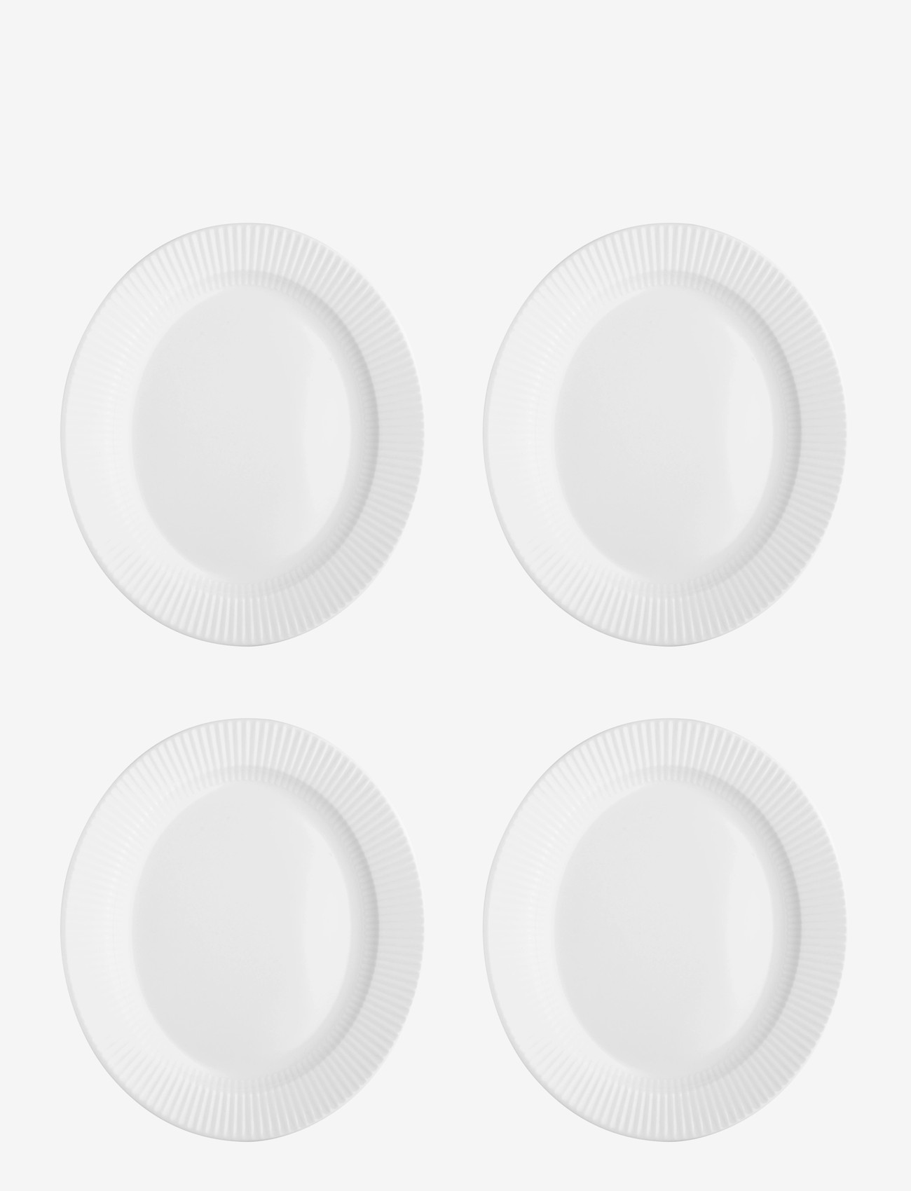 Eva Trio - Legio Nova Oval plate 31 cm 4-pack - middagstallerkner - white - 0
