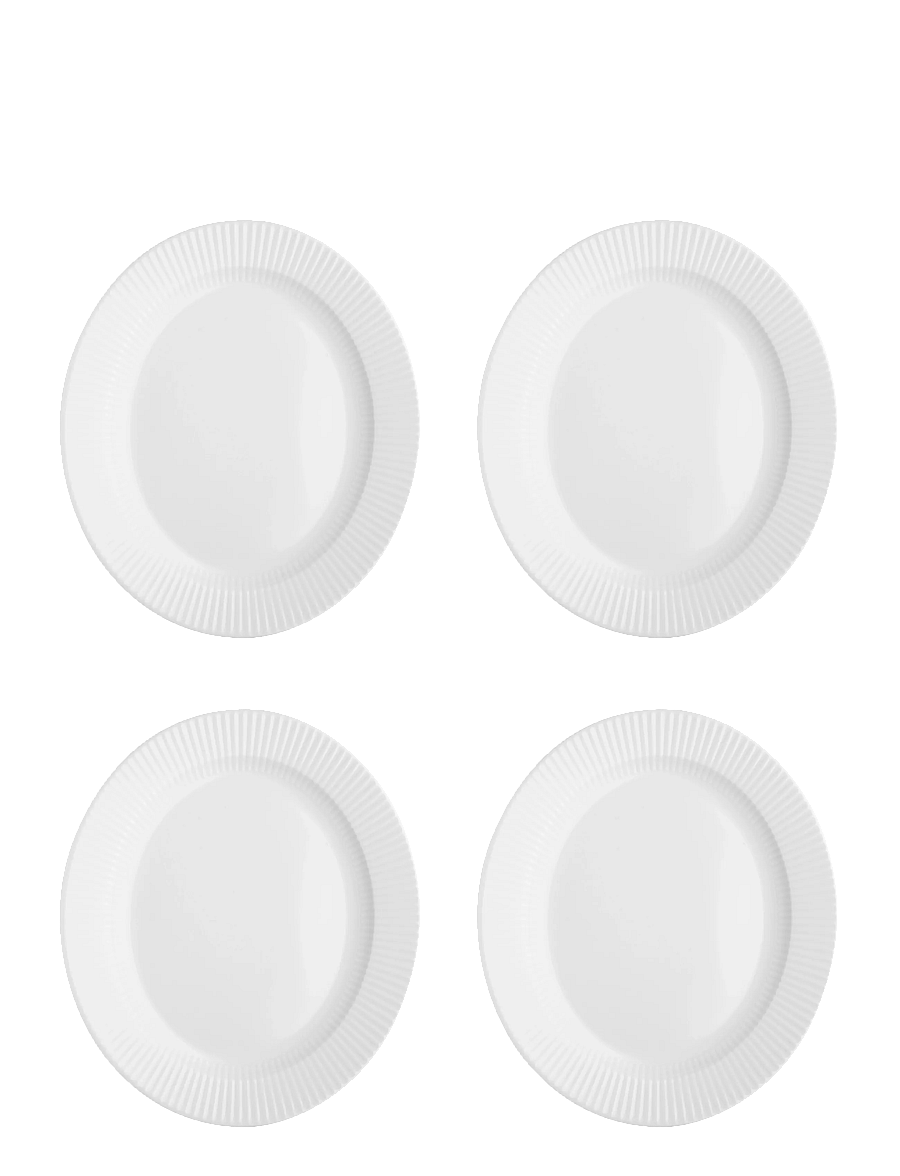 Eva Trio - Legio Nova Oval plate 31 cm 4-pack - Šķīvji - white - 0