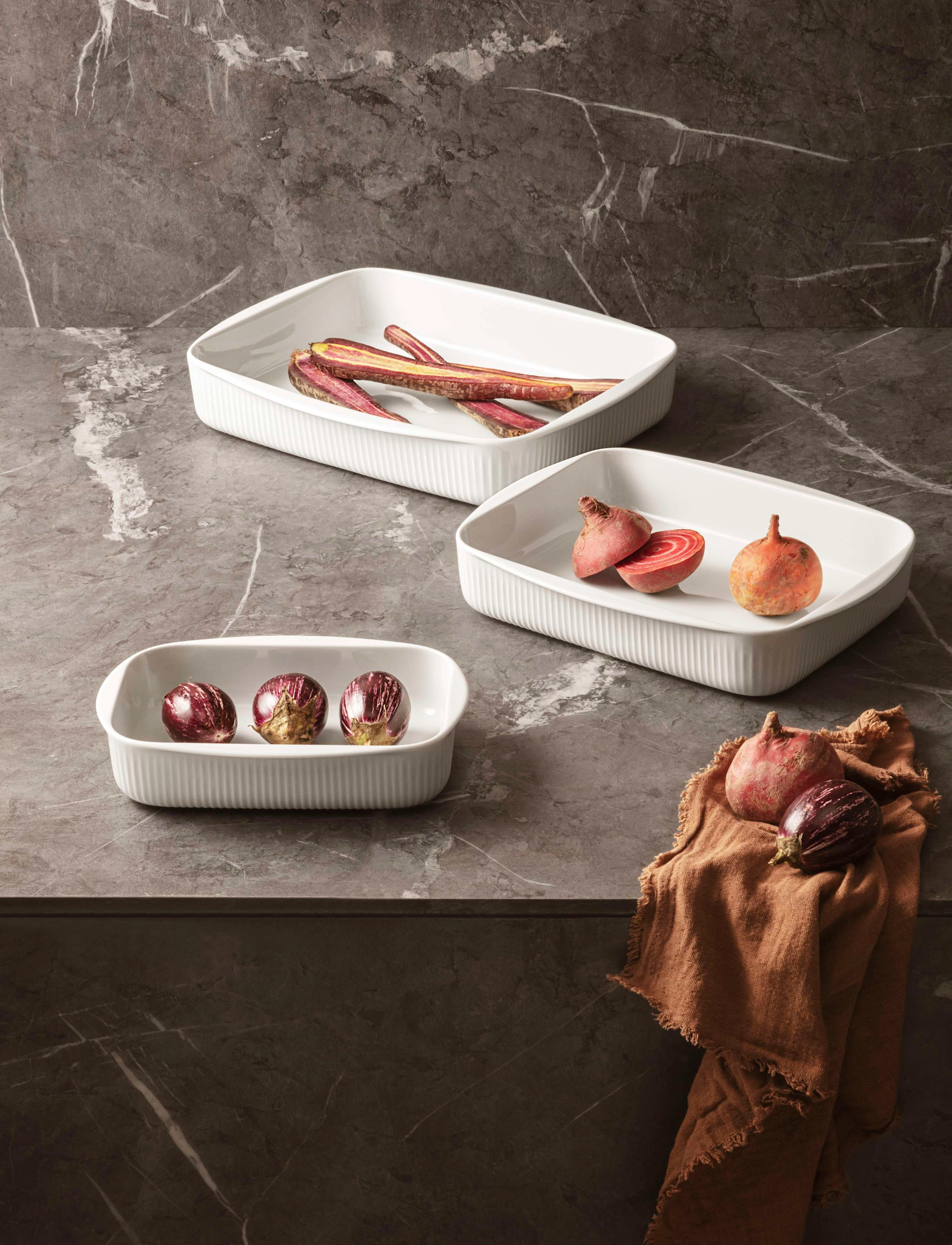 Eva Trio - Legio Nova Ovnfast fad lille - white - 2