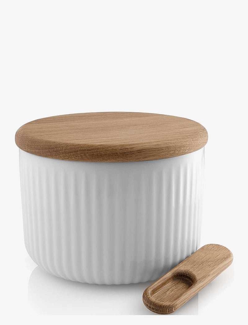 Eva Trio - Legio Nova Salt cellar with lid and spoon - salz- & pfefferstreuer - white - 1