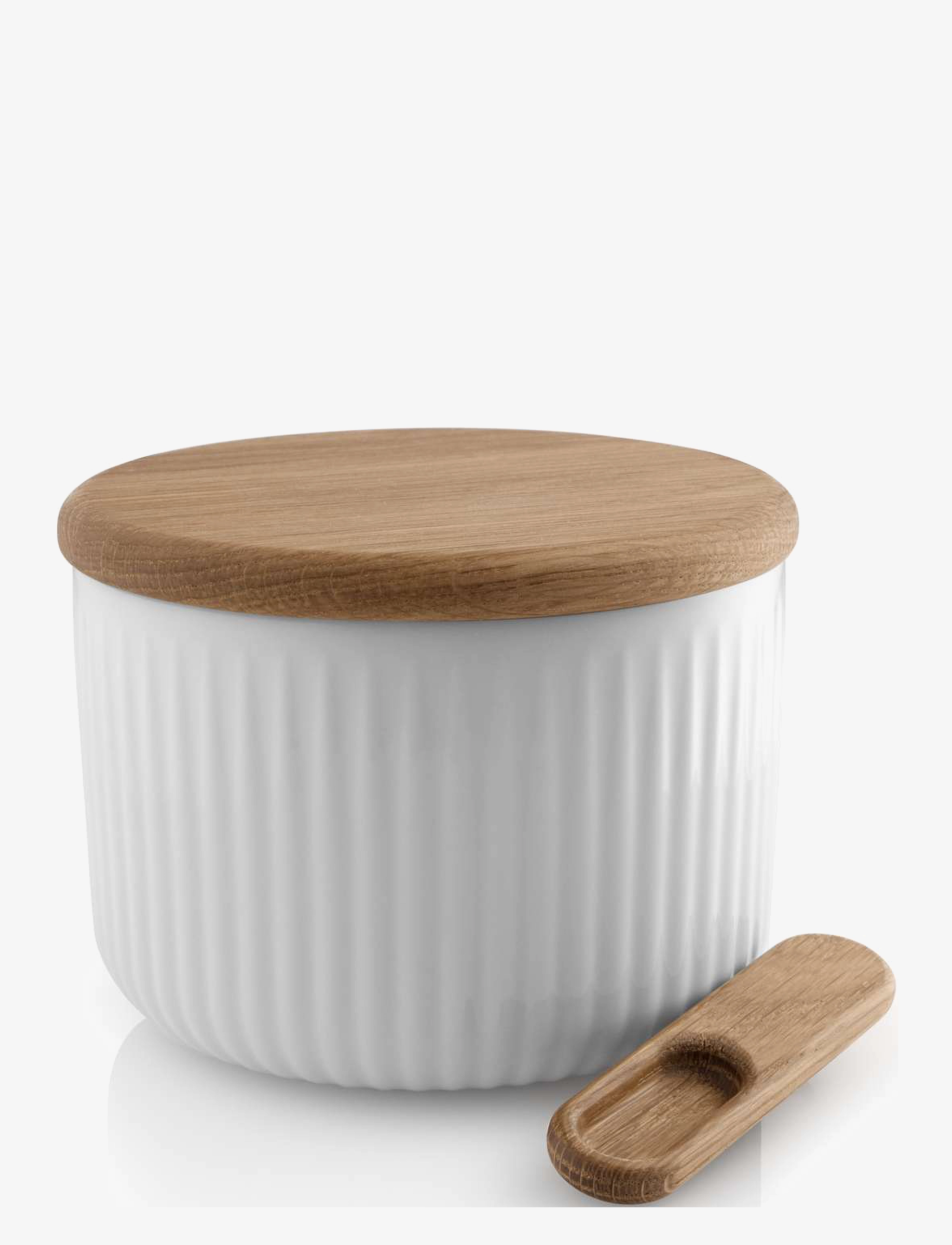 Eva Trio - Legio Nova Salt cellar with lid and spoon - soola- ja pipraveskid - white - 1