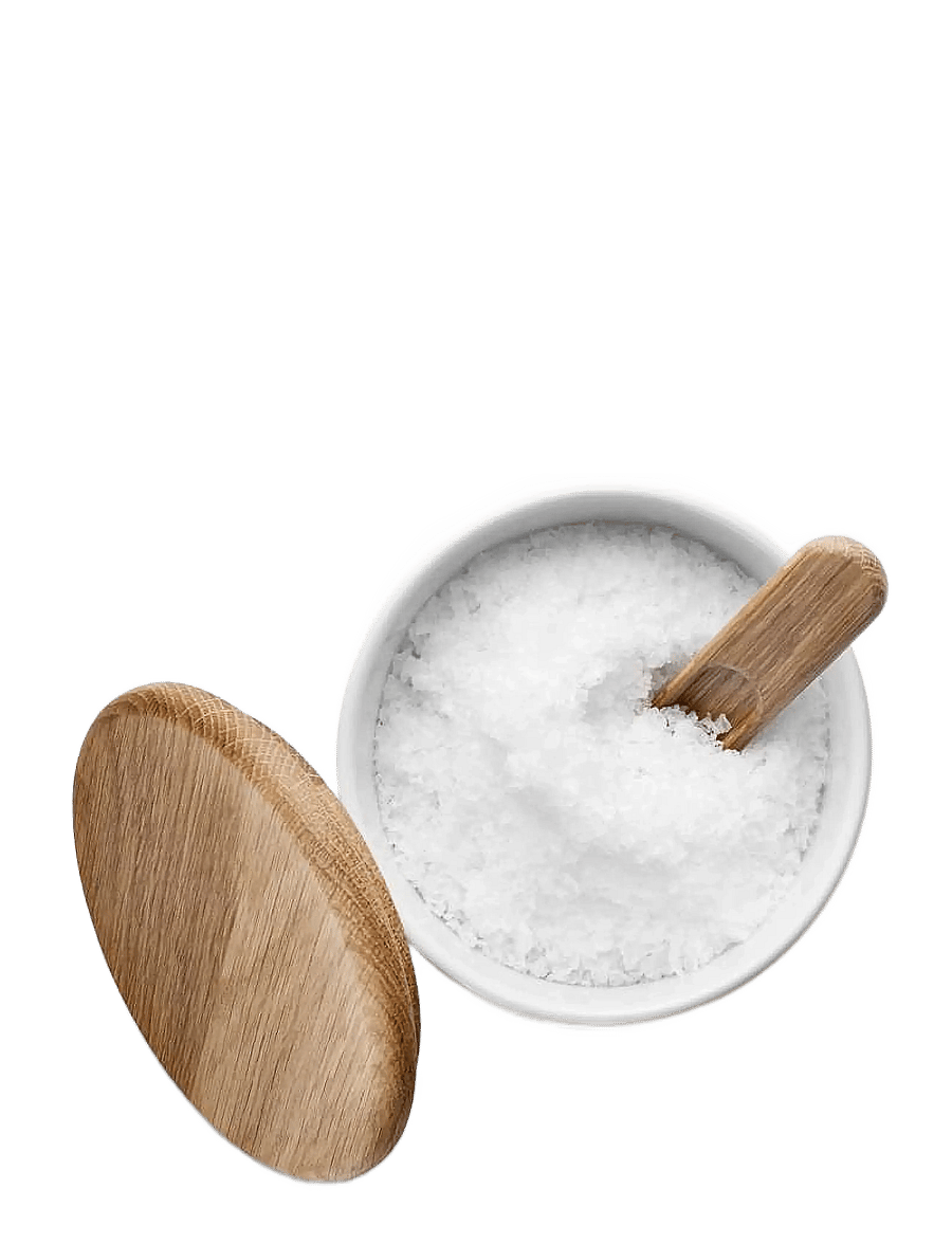 Eva Trio - Legio Nova Salt cellar with lid and spoon - salz- & pfefferstreuer - white - 2