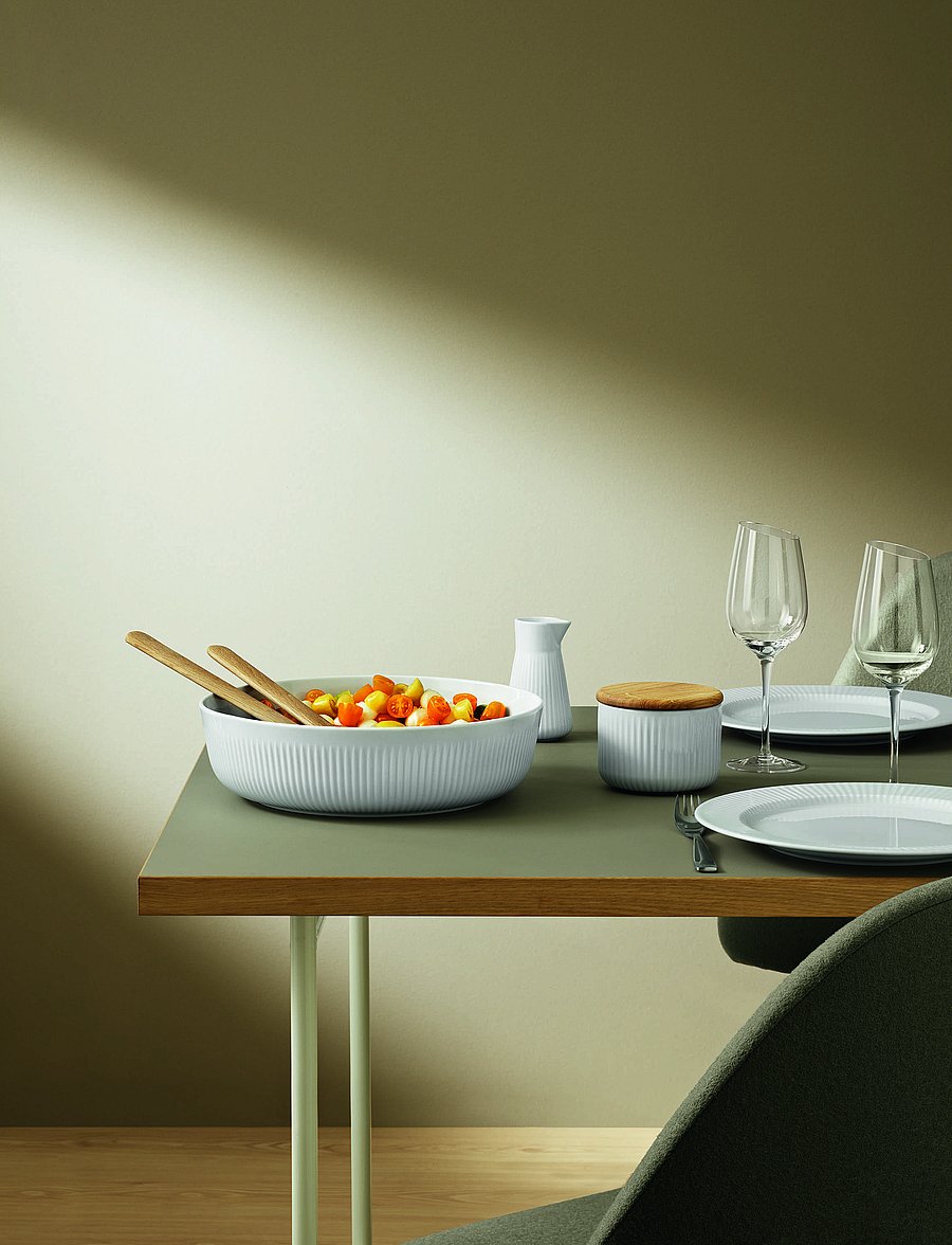 Eva Trio - Legio Nova Salt cellar with lid and spoon - soola- ja pipraveskid - white - 0