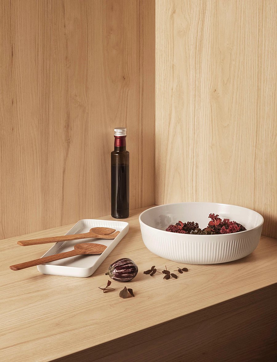 Eva Trio - Legio Nova Serving dish 37x13cm - plattar og bretti - white - 4