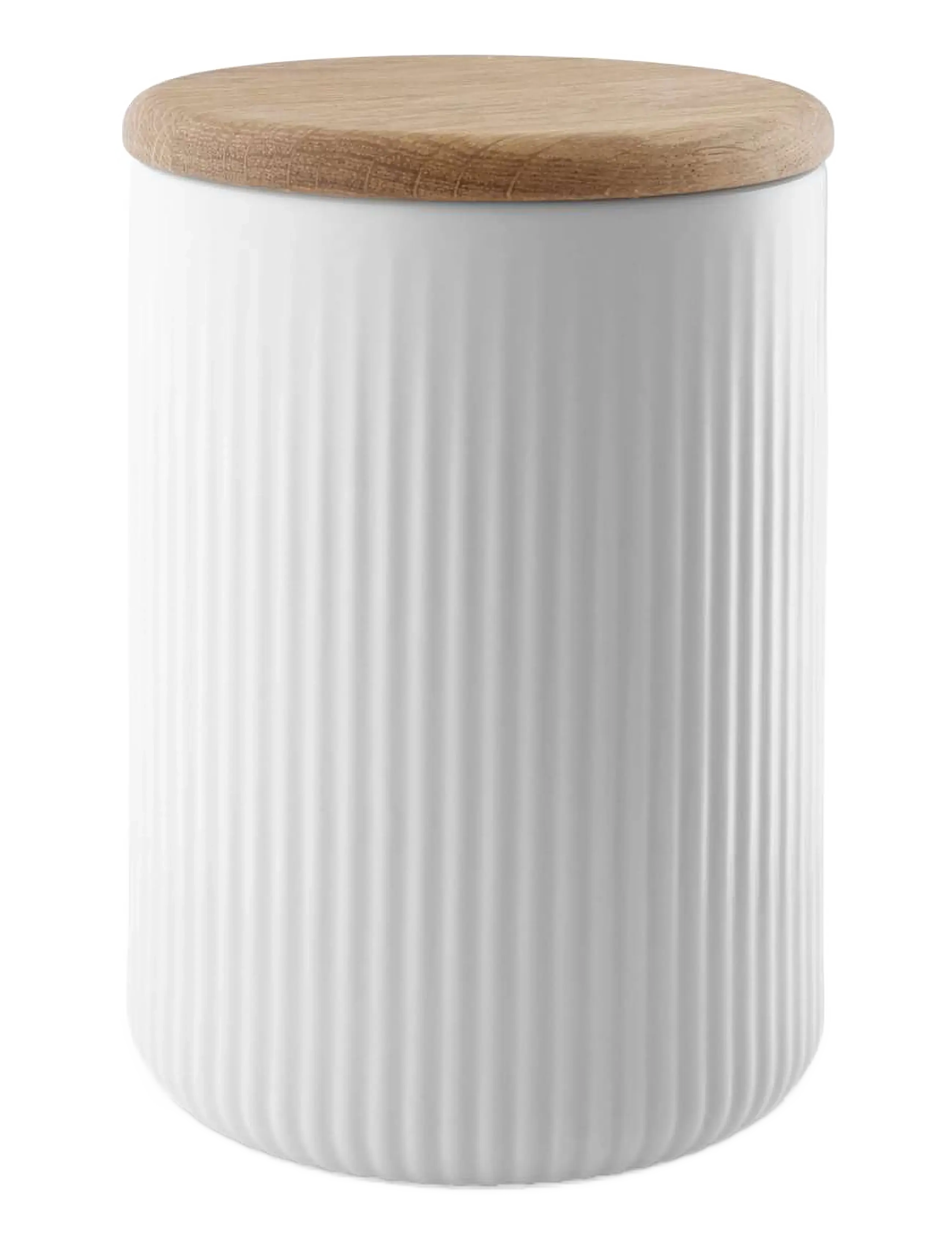Eva Trio Legio Nova Opbevaringskrukke 1,0 L, Køkkenkrukke, Hvid, Str: 1.0L H16.5CM