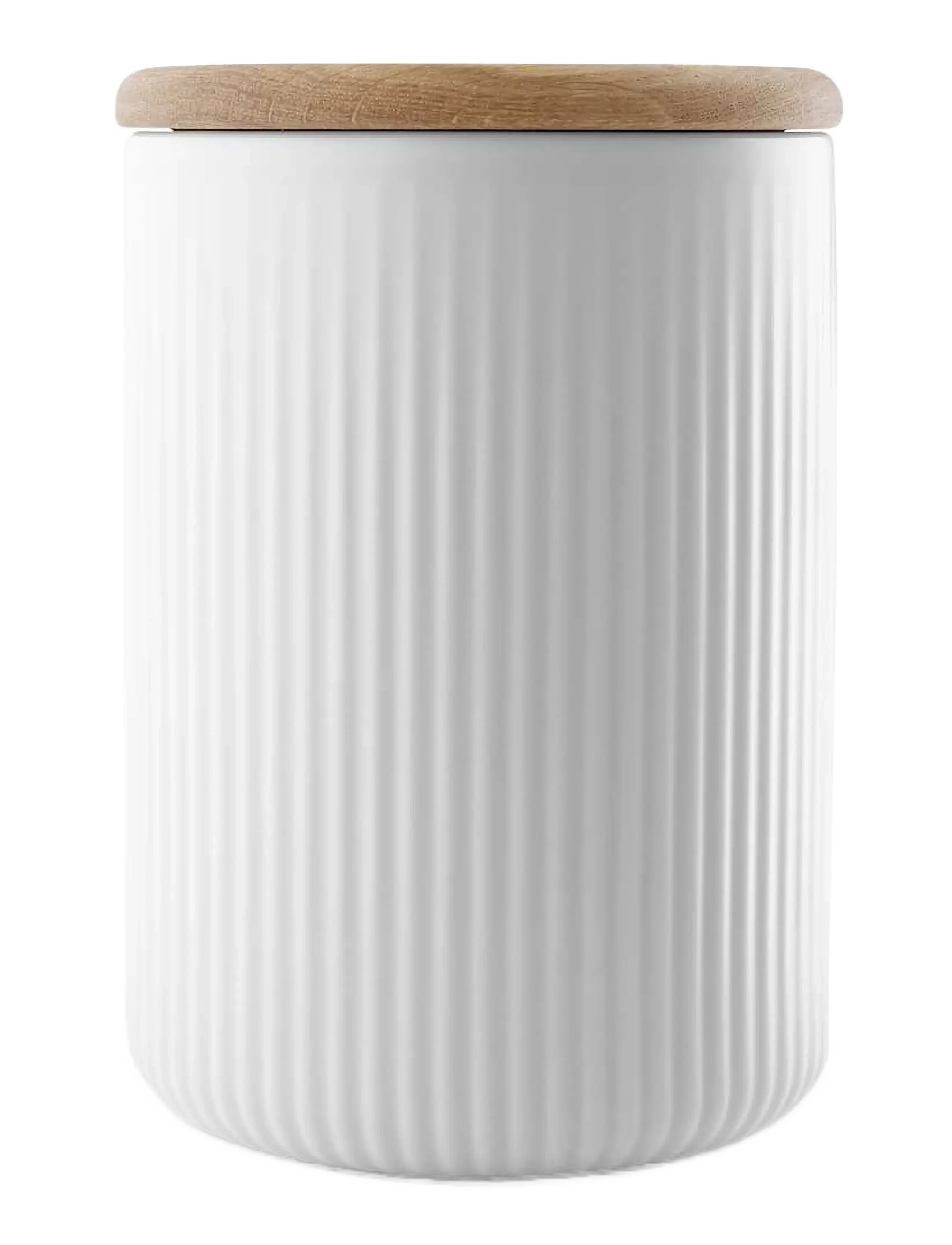Eva Trio - Legio Nova Oppbevaringskrukke 1,0 l - glasskrukker - white - 2
