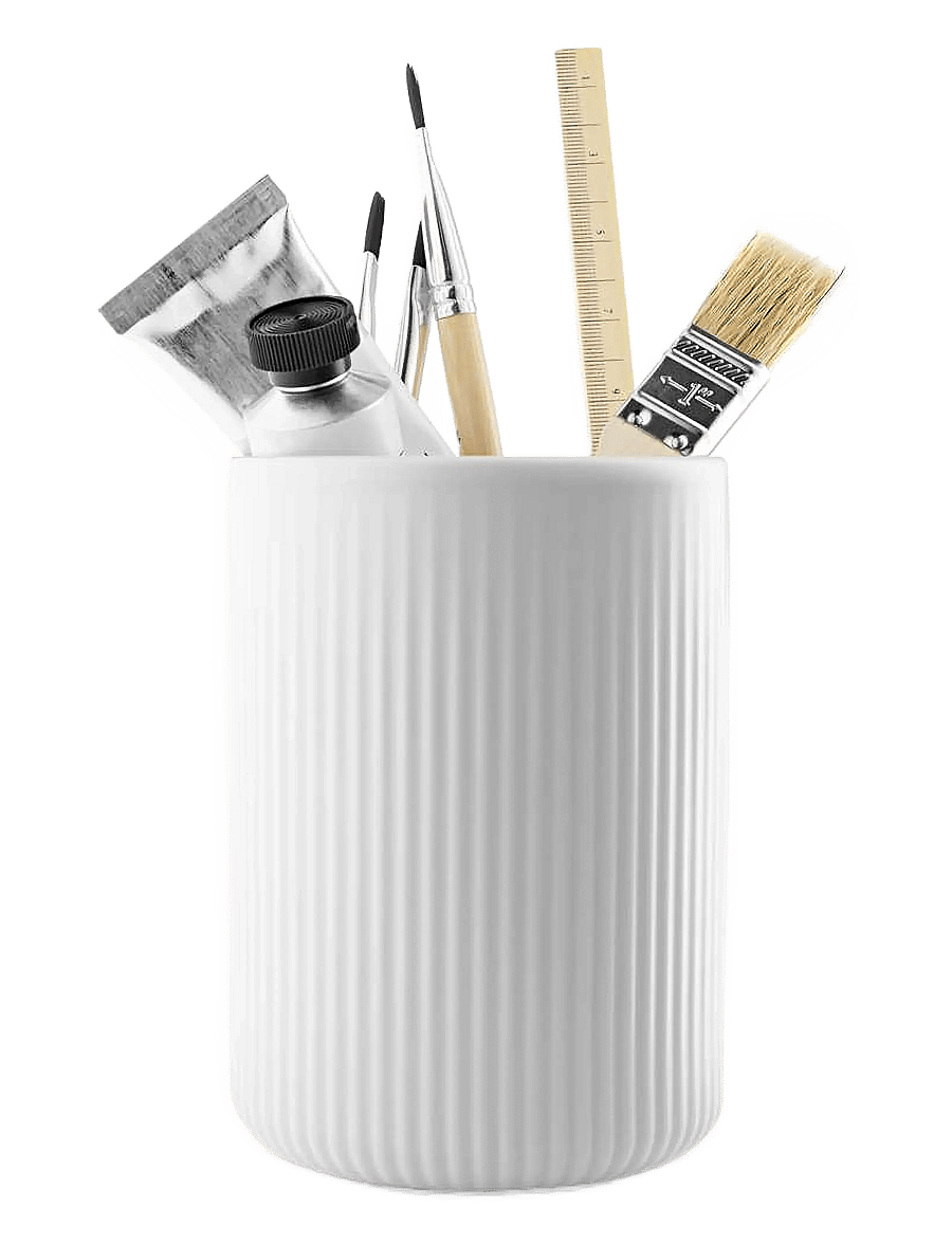 Eva Trio - Legio Nova Utensil jar - säilituspurgid - white - 2