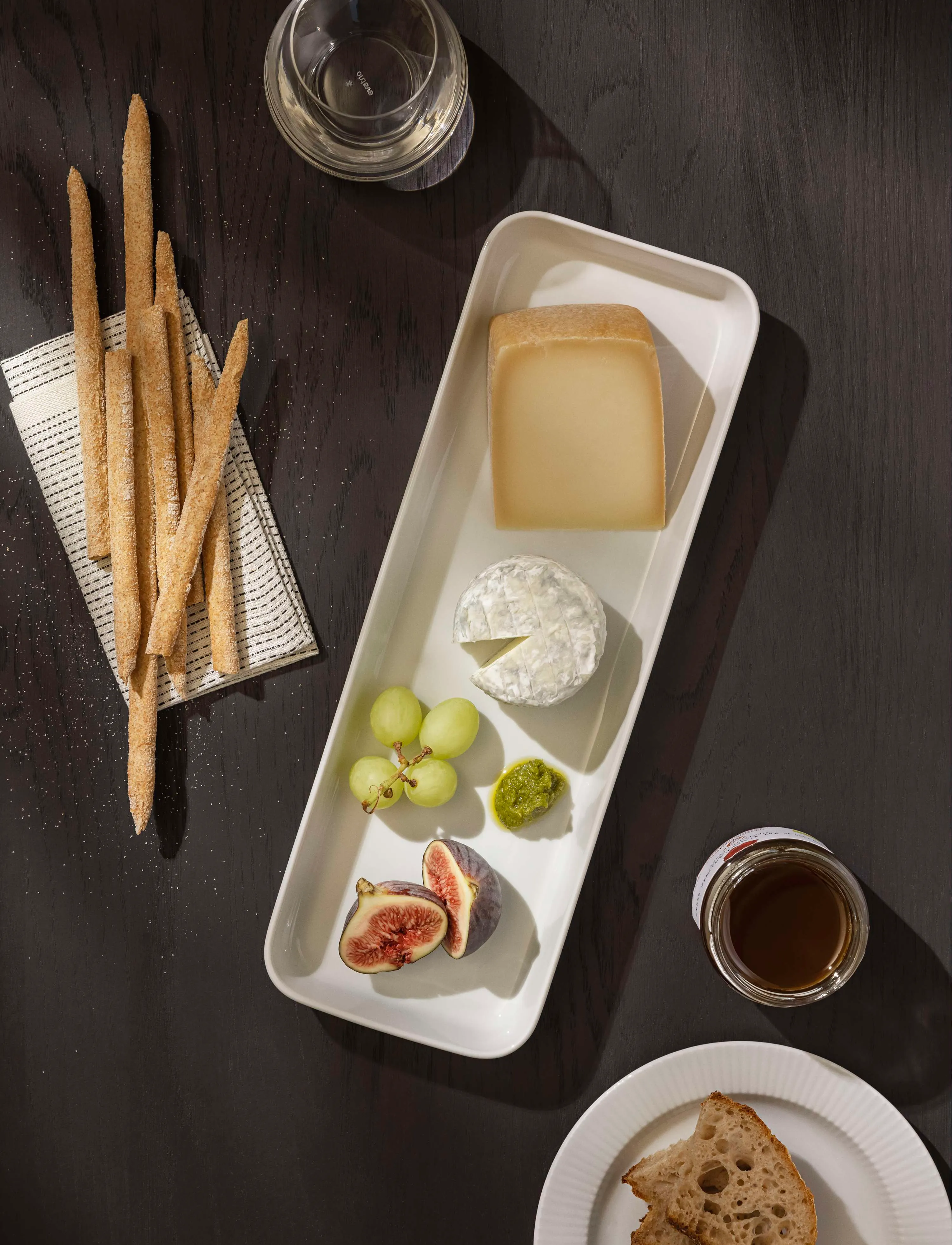 Eva Trio Legio Nova Serveringsfad 37 X 13 Cm, 37X13 cm, Serving Dishes, Weiß - Platters, Homeware