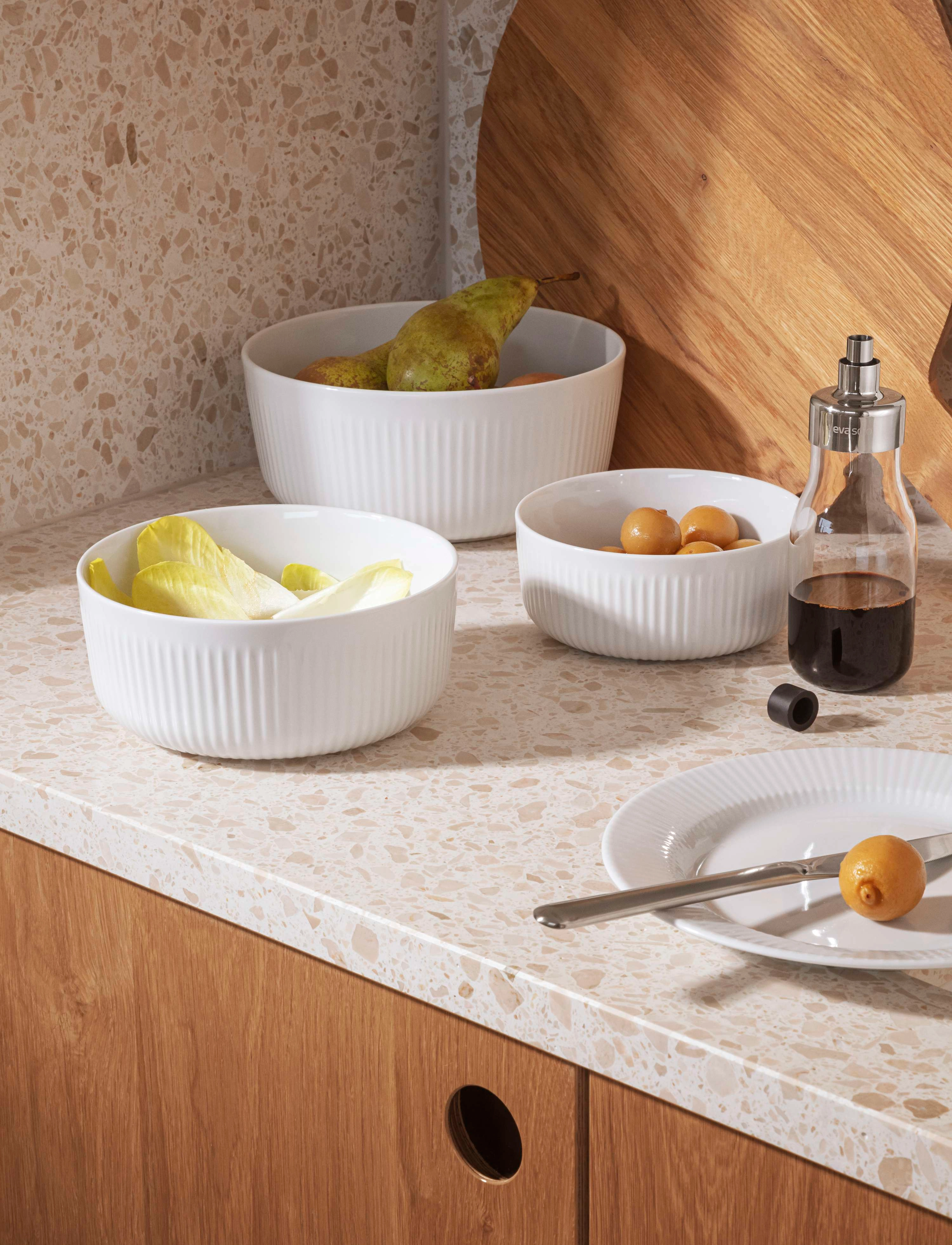 Eva Trio Legio Nova Skål 1,0 L, 1.0LØ16 cm, White, Skåle Og Serveringsfade > Serveringsskåle, Unisex