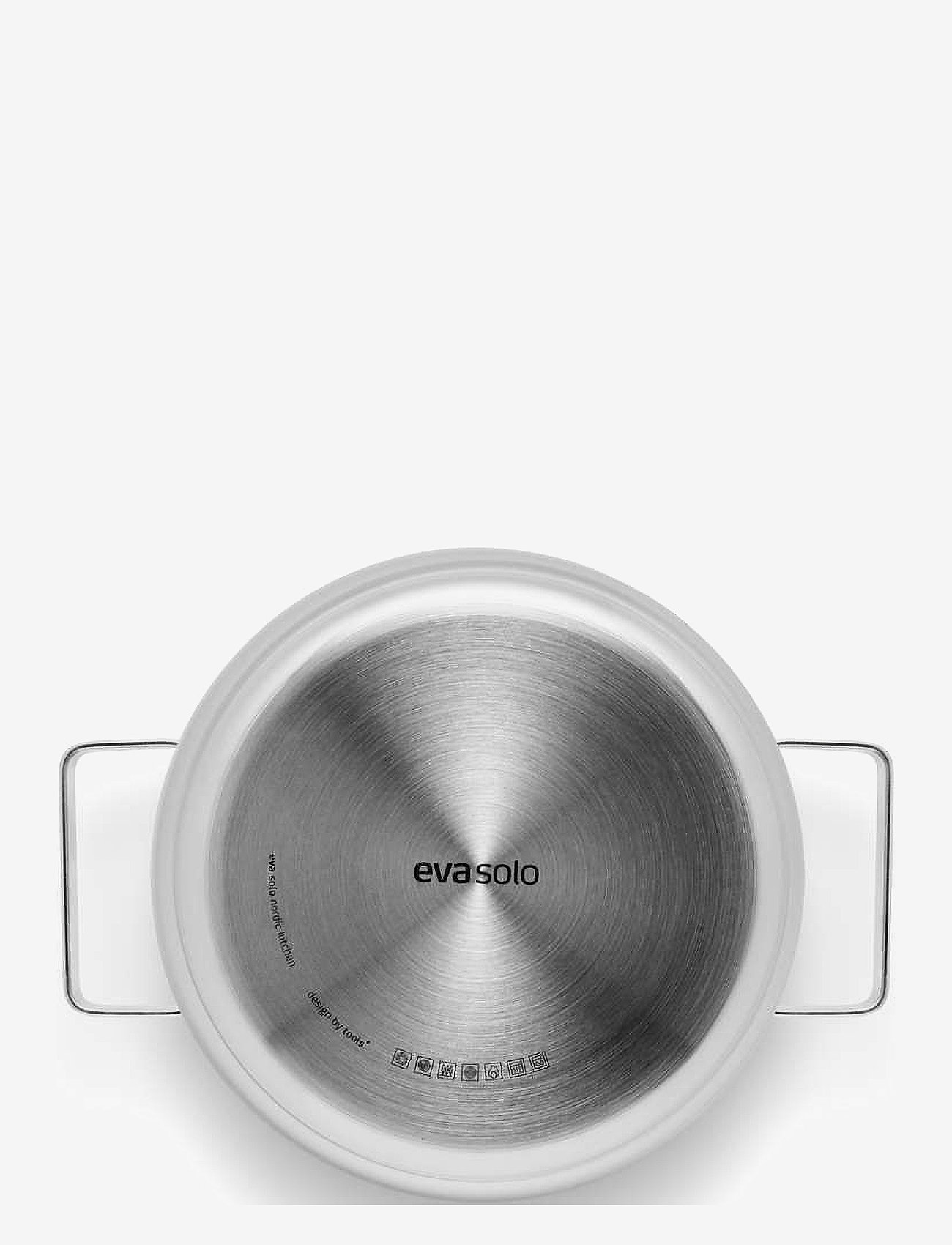 Eva Trio - Stainless Steel 3 pcs. Cookware set 1.1 l 2.2 l 3.6 l - osta hinna alusel - polished steel - 2