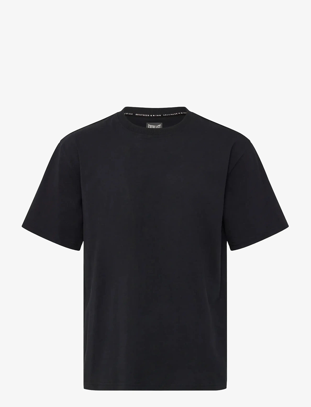 Everlast - EVERLAST BACK LOGO SS TEE - kortærmede t-shirts - black beauty - 1
