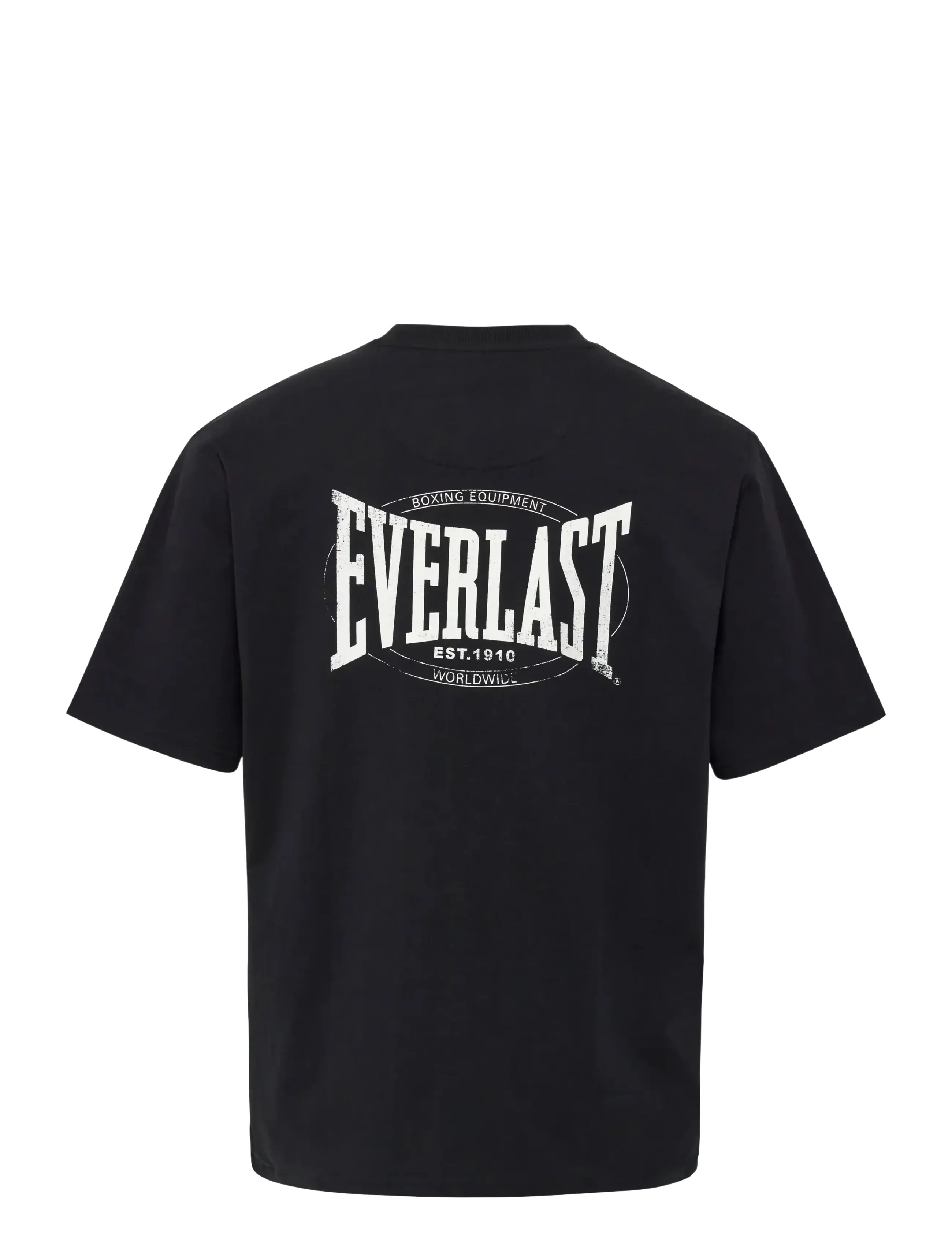 Everlast - EVERLAST BACK LOGO SS TEE - kortärmade t-shirts - black beauty - 2