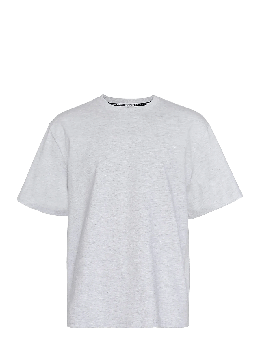 Everlast - Backlogo Tee - lühikeste varrukatega t-särgid - light grey melange - 0