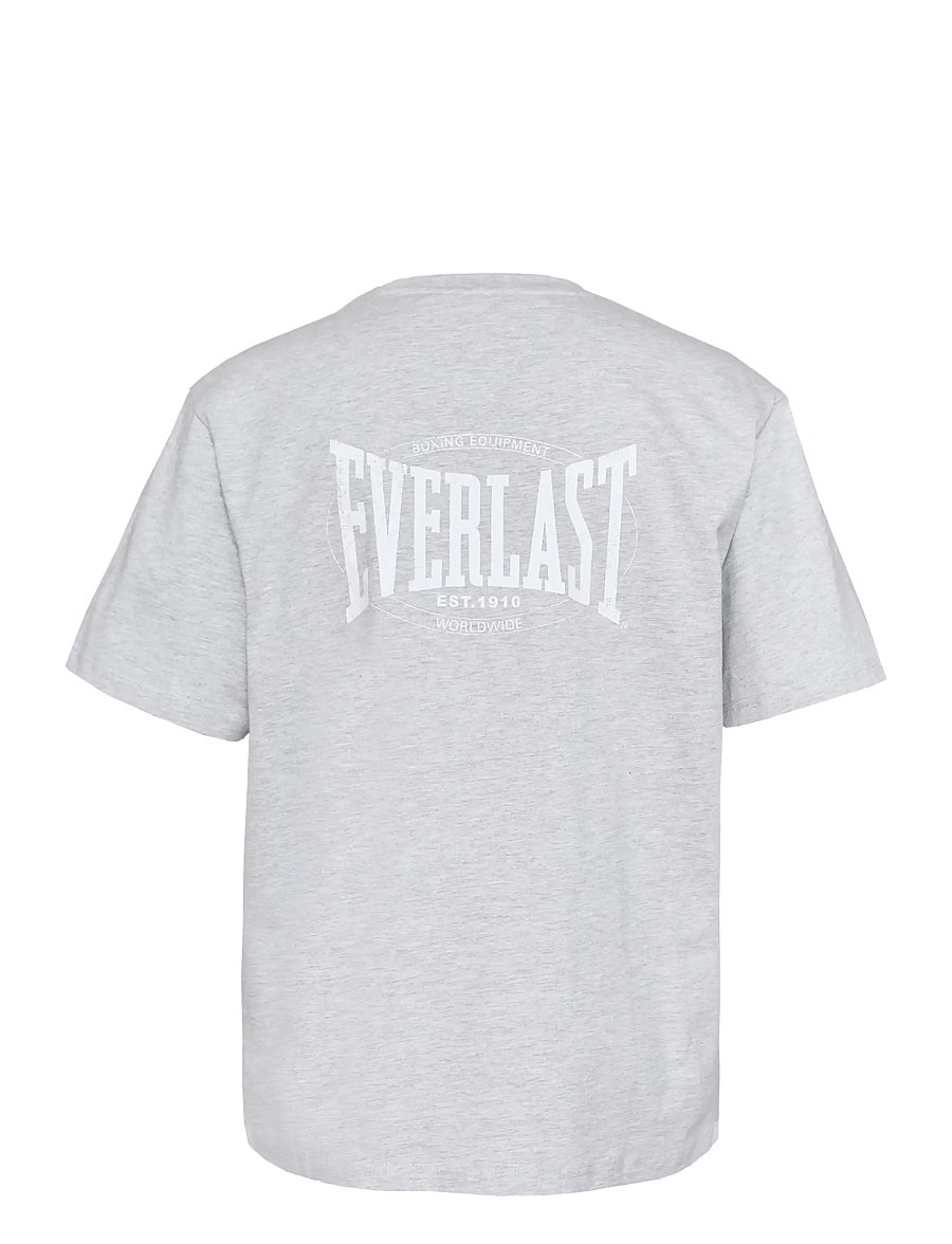 Everlast - Backlogo Tee - lühikeste varrukatega t-särgid - light grey melange - 1