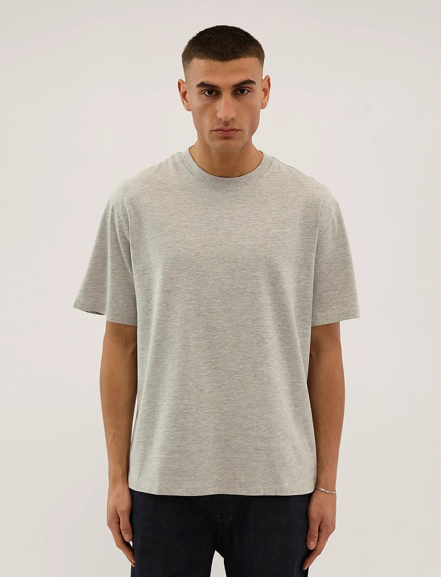 Everlast - Backlogo Tee - lühikeste varrukatega t-särgid - light grey melange - 2