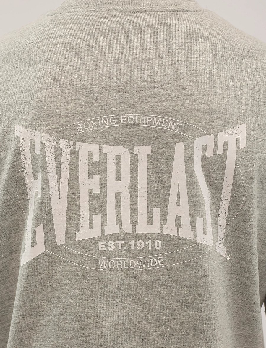 Everlast - Backlogo Tee - lühikeste varrukatega t-särgid - light grey melange - 5