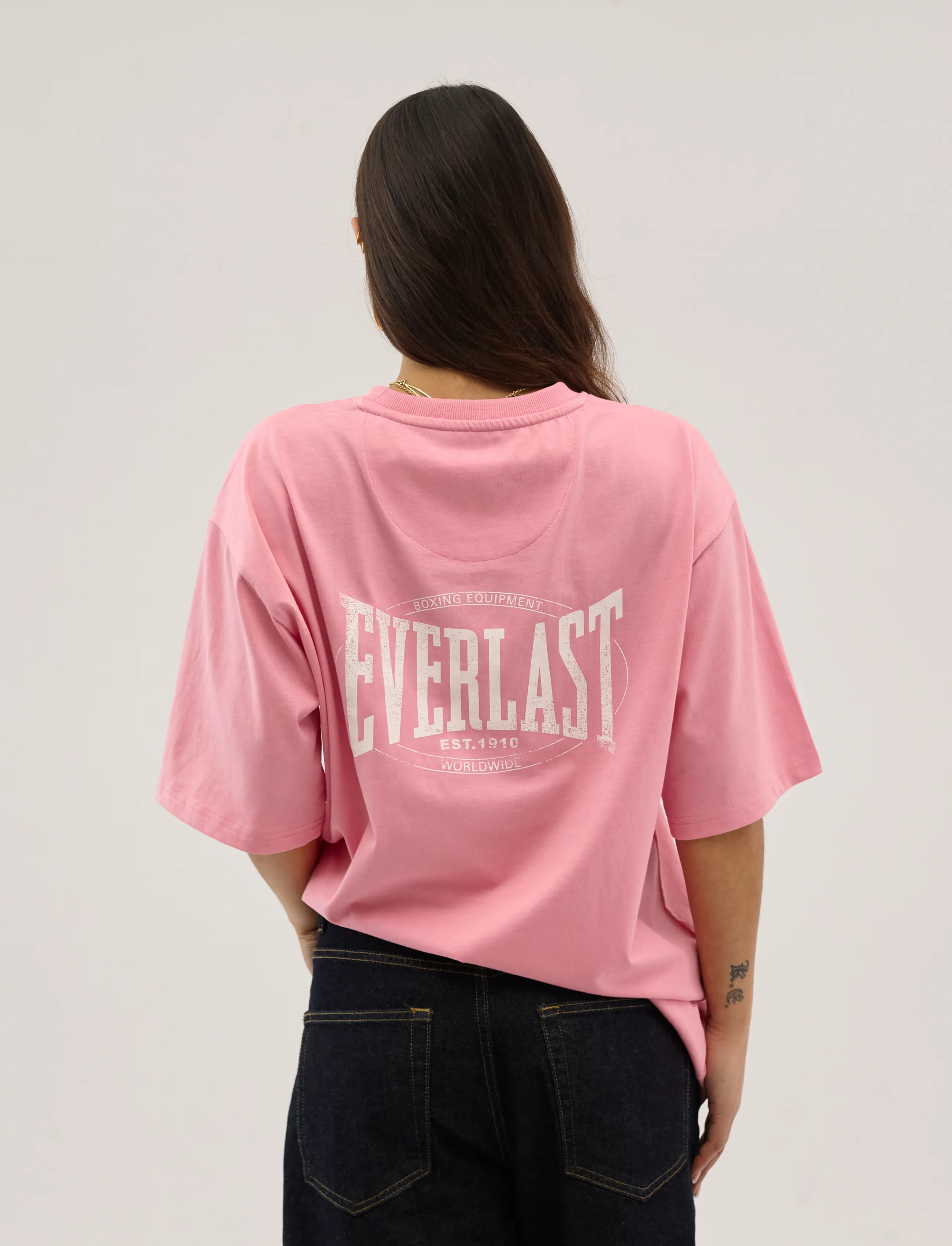 Everlast - Backlogo Tee - laveste priser - pink - 5