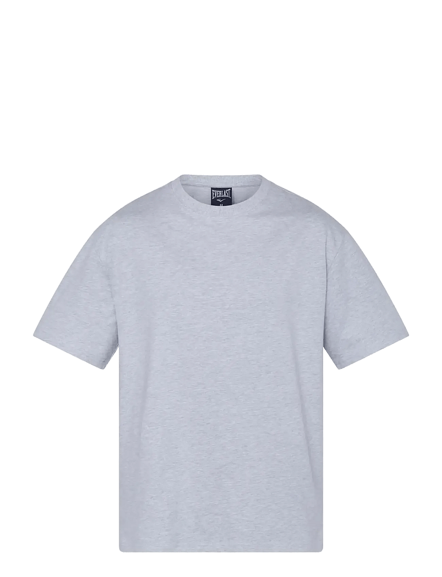 Everlast - Fight Night Tee - kurzärmelige t-shirts - grey melange - 1