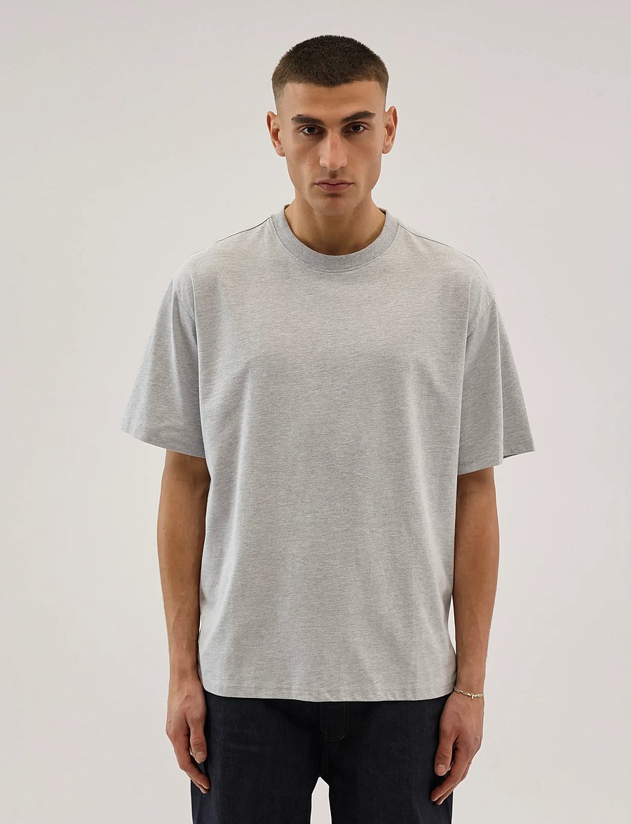 Everlast - Fight Night Tee - kurzärmelige t-shirts - grey melange - 0