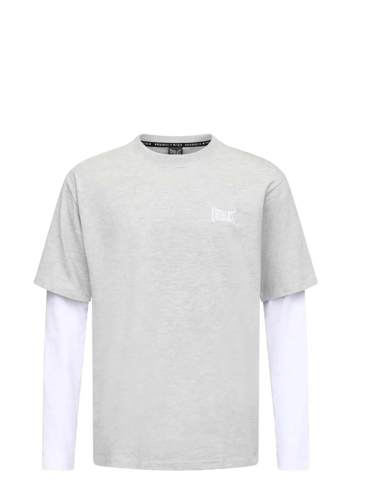 EVERLAST Layered Back Logo Ls Grau - L - Herren